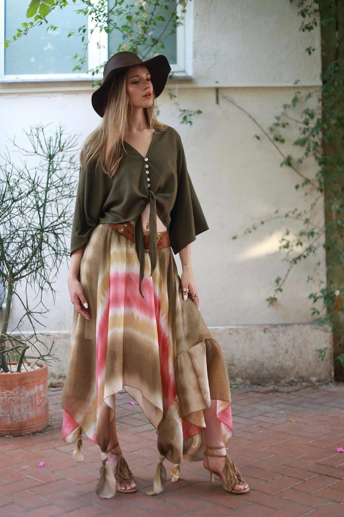 Colorful Chiffon Skirt