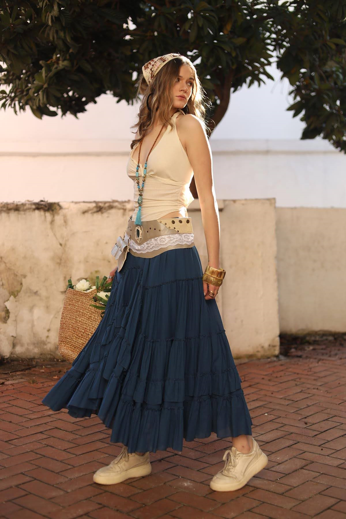 Petrol Mavisi Karmen Etek