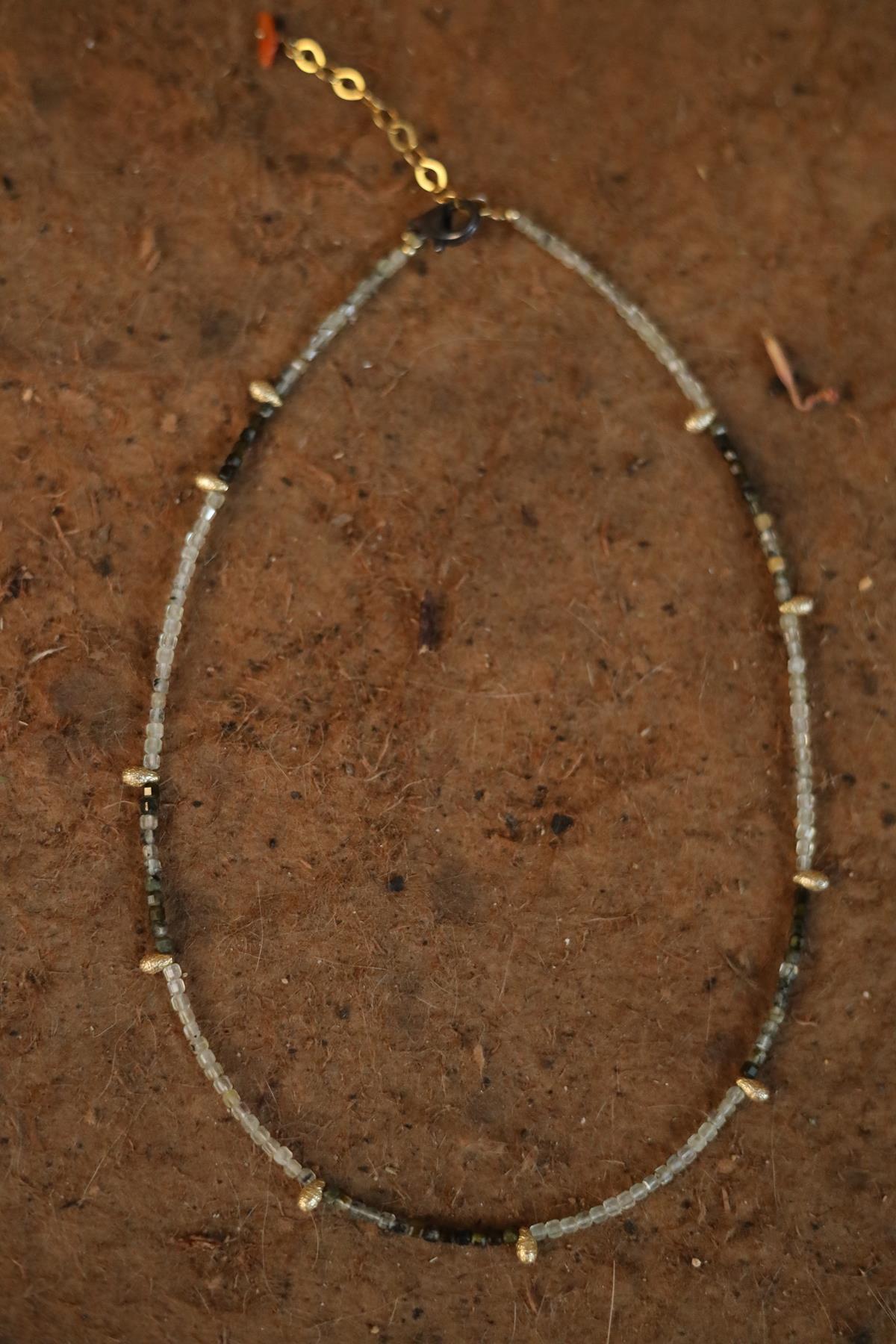 Turmalin Gümüş Kolye