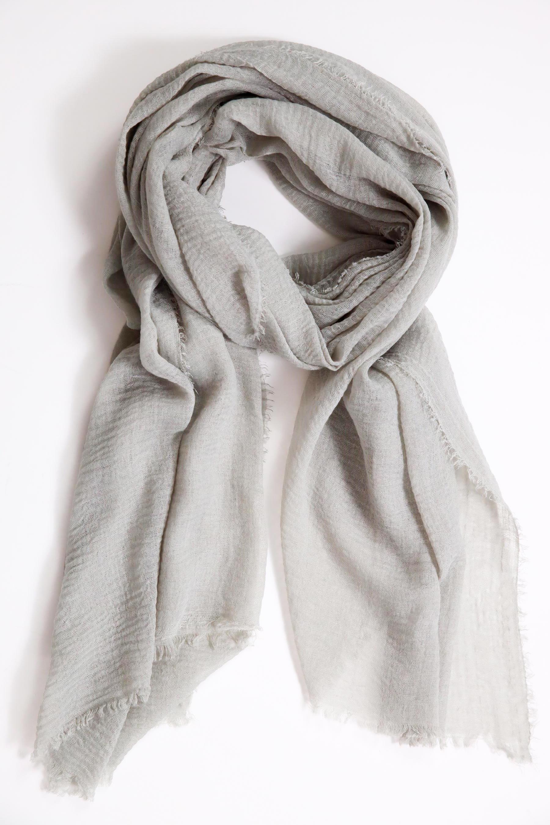 Açık Haki Pamuk Şal - Şaman Butik Açık Haki Pamuk Şal