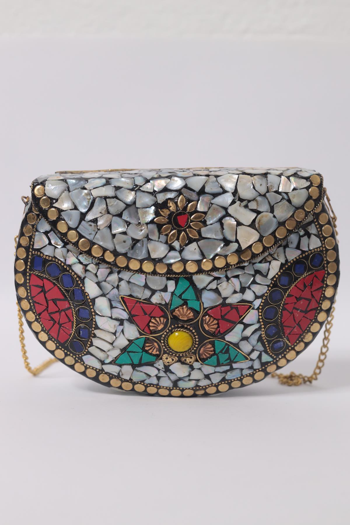 Sedef Taşlı Özel Tasarım Çanta