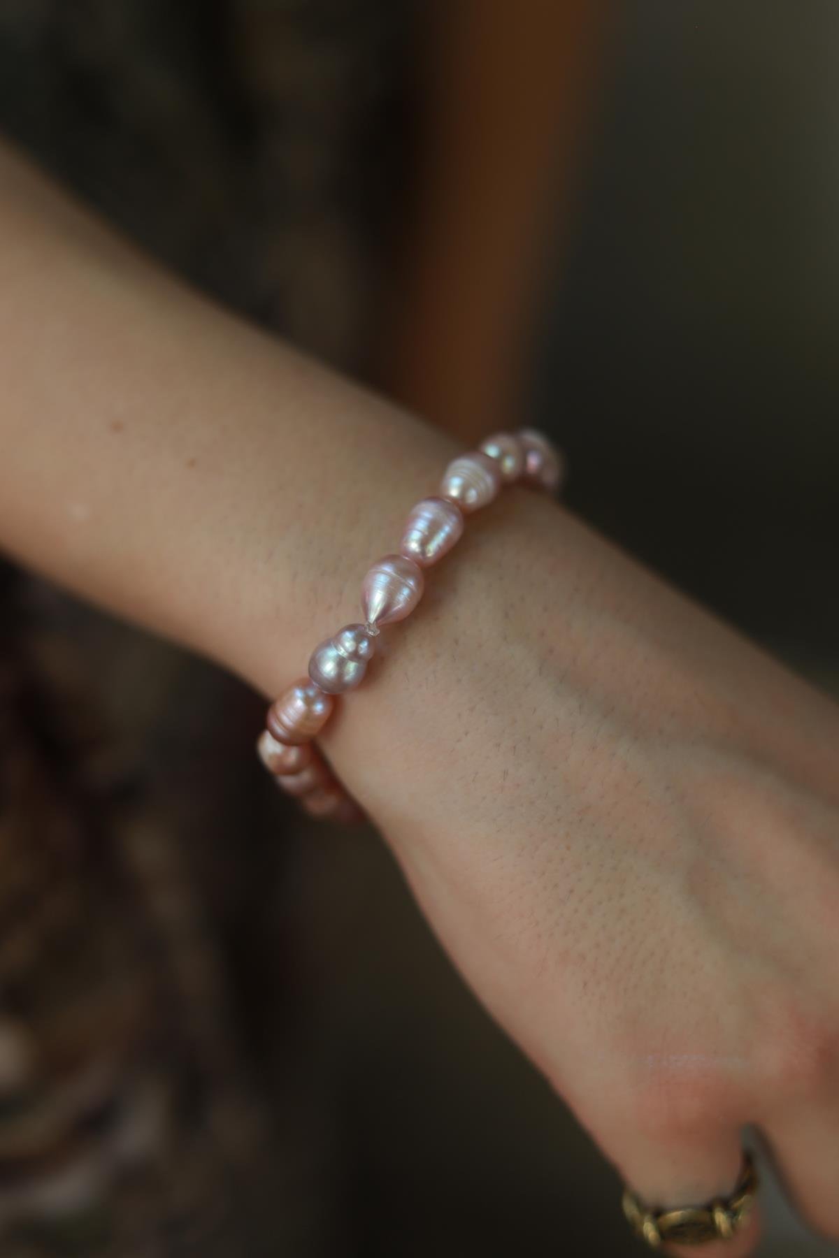 Pearl Calcium Stone Bracelet