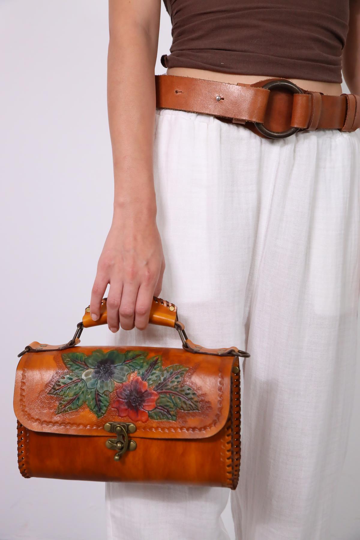  Taba Desenli El Yapımı Çanta