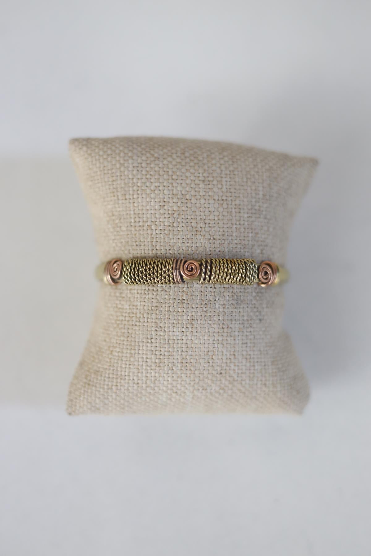 Bronz Ve Bakır Karışımlı Bileklik