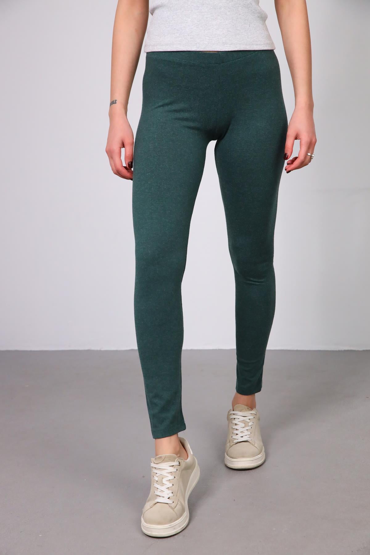 Yeşil İnce Düz Tayt - Şaman Butik - Bohem Giyim ve Aksesuar | Kadın & Erkek Yeşil İnce Düz Tayt