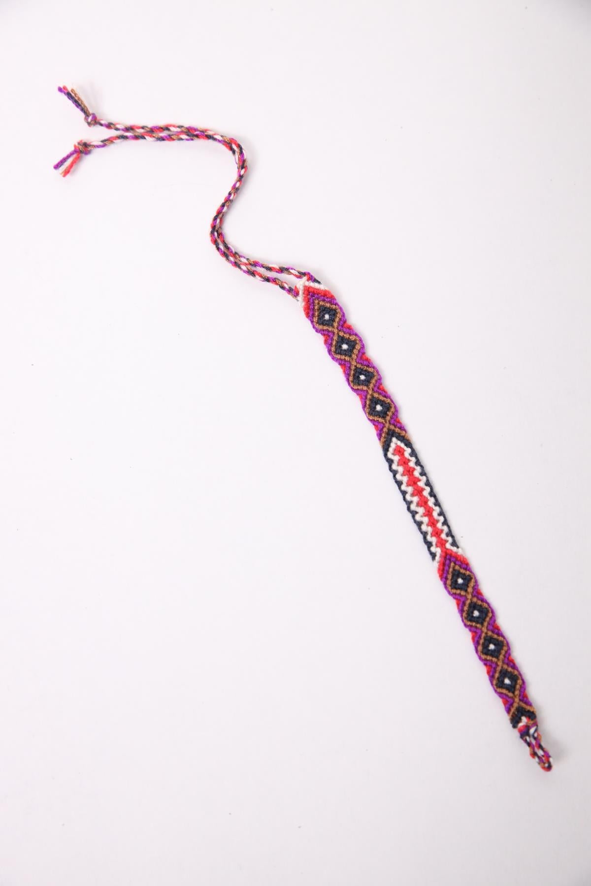 Renkli Örme Bileklik