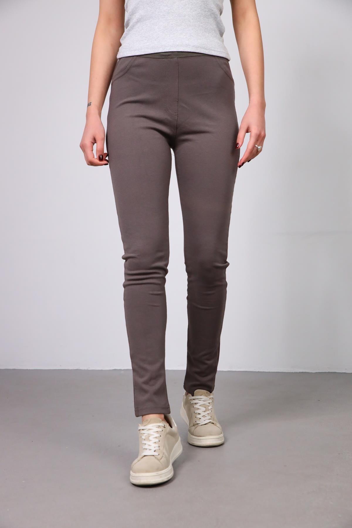 Füme Pantolon Tayt - Şaman Butik Füme Pantolon Tayt