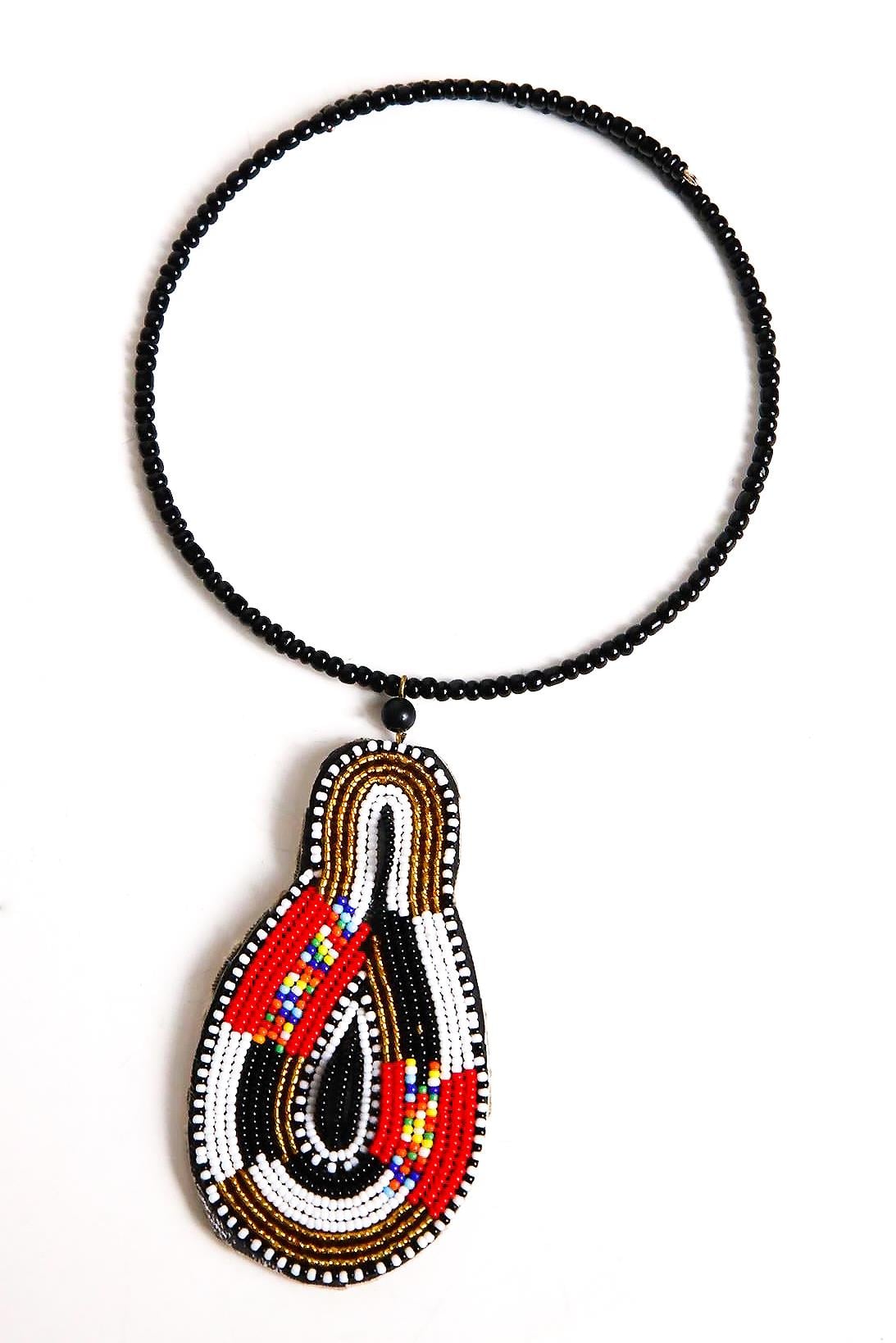 Afrika Tasarım Çan Kolye - Şaman Butik Afrika Tasarım Çan Kolye