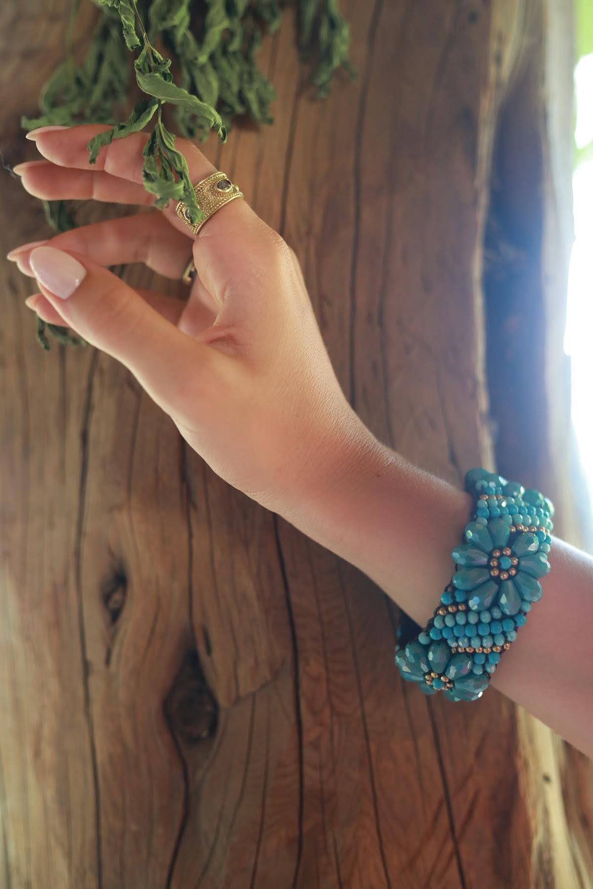 El Yapımı Kristal Bileklik