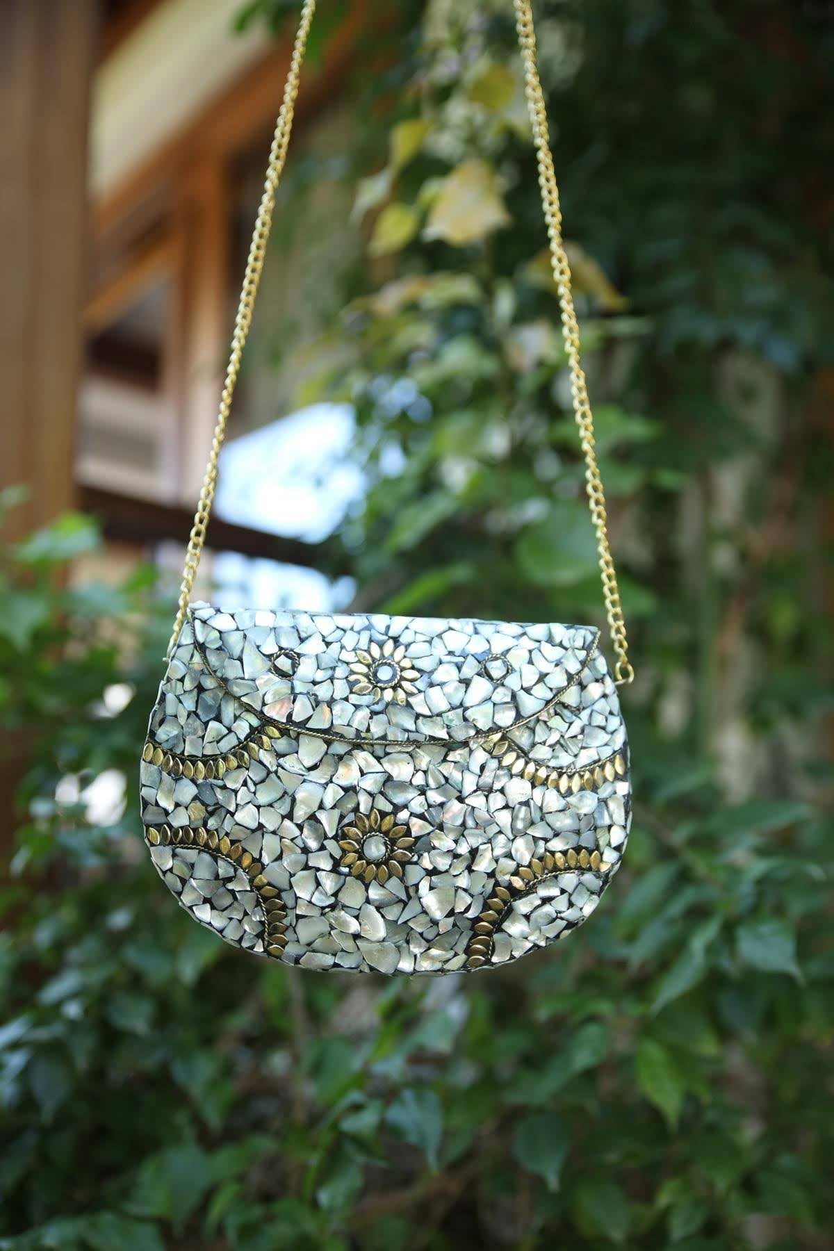 Sedef Taşlı Özel Tasarım Çanta