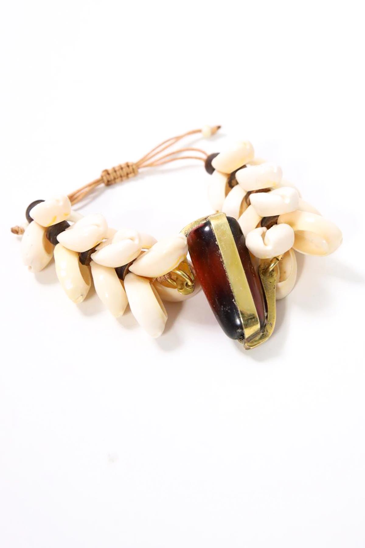 Deniz Kabuklu Reçine Bileklik - Şaman Butik Deniz Kabuklu Reçine Bileklik