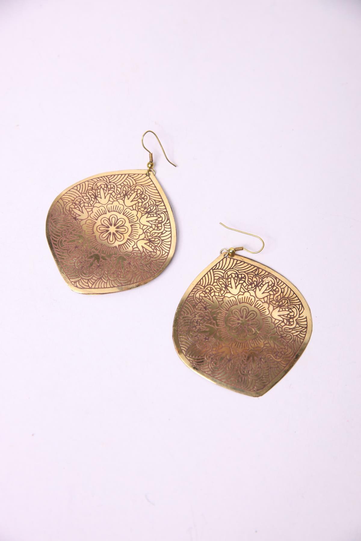 Geometric Pattern Earrings