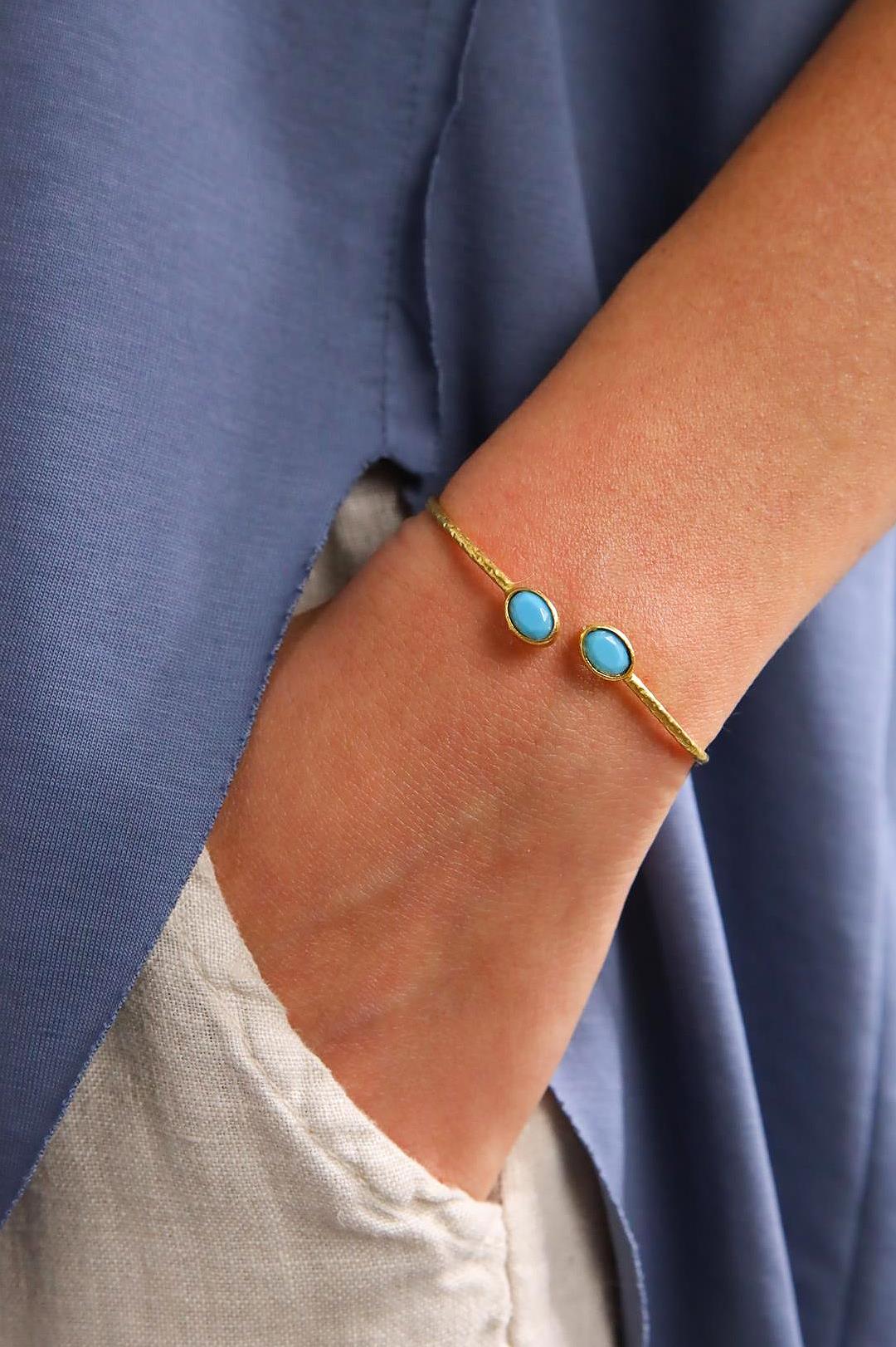  Altın Kaplama Kelepçe Bileklik