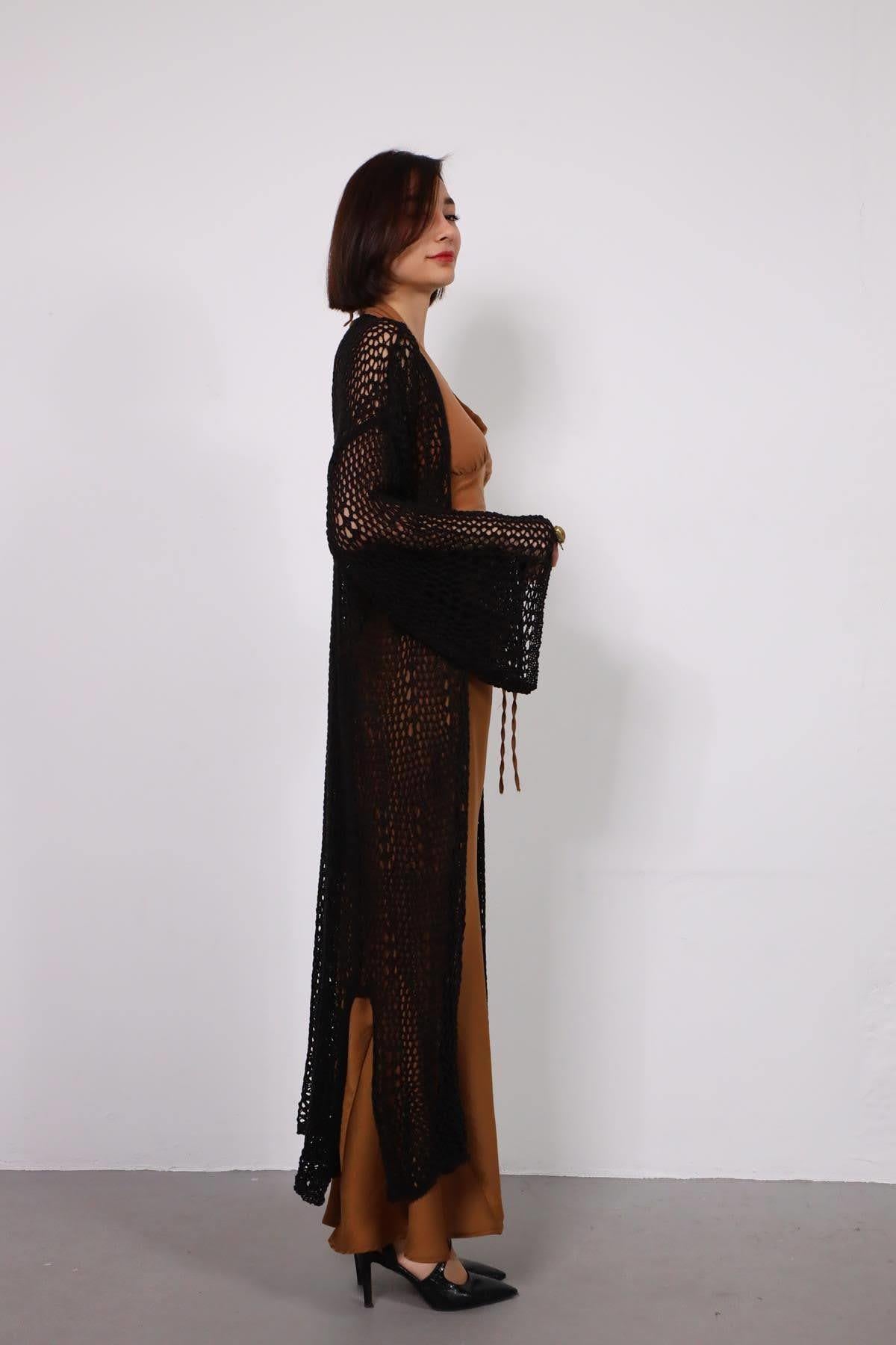 Black Color Long Cardigan Black Color Long Cardigan