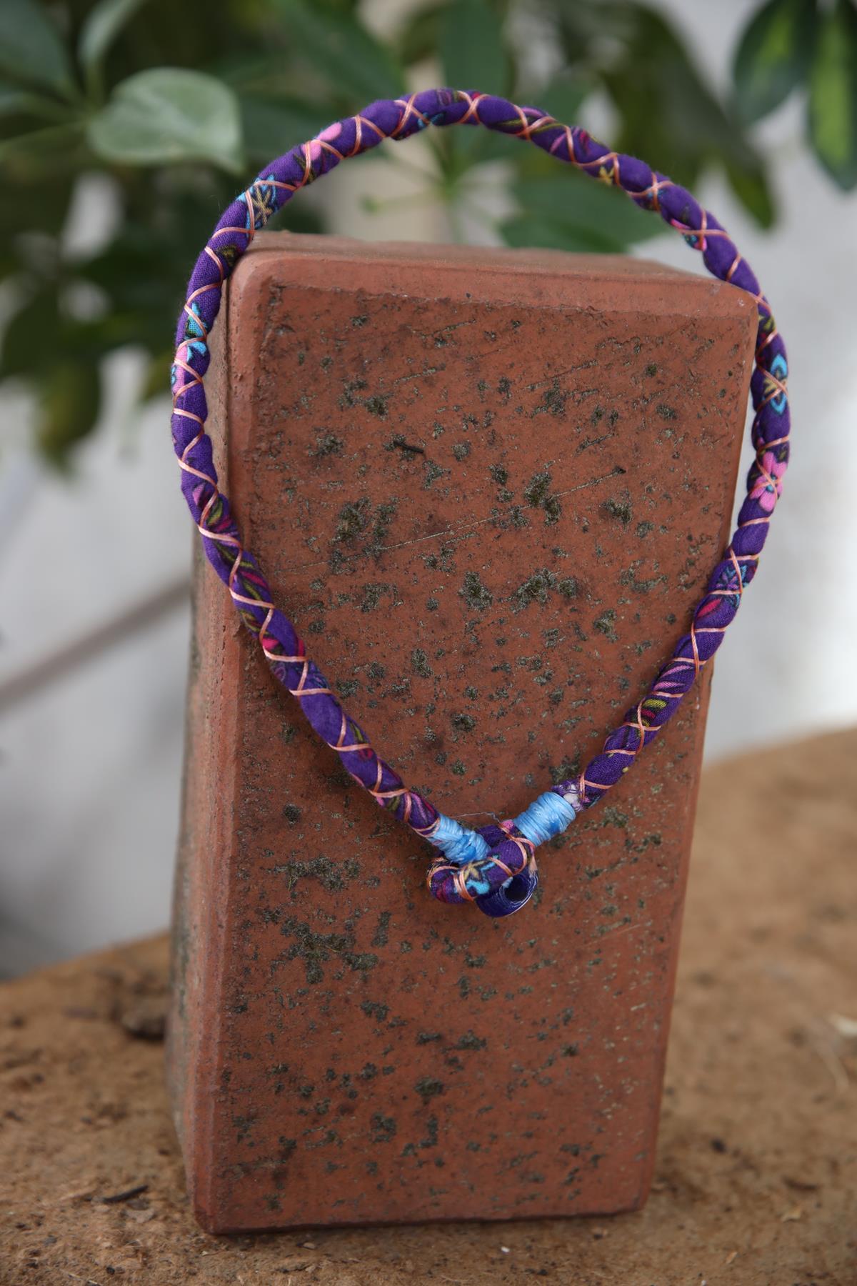 Renkli Nazar Boncuğu Detaylı Tasarım Kolye