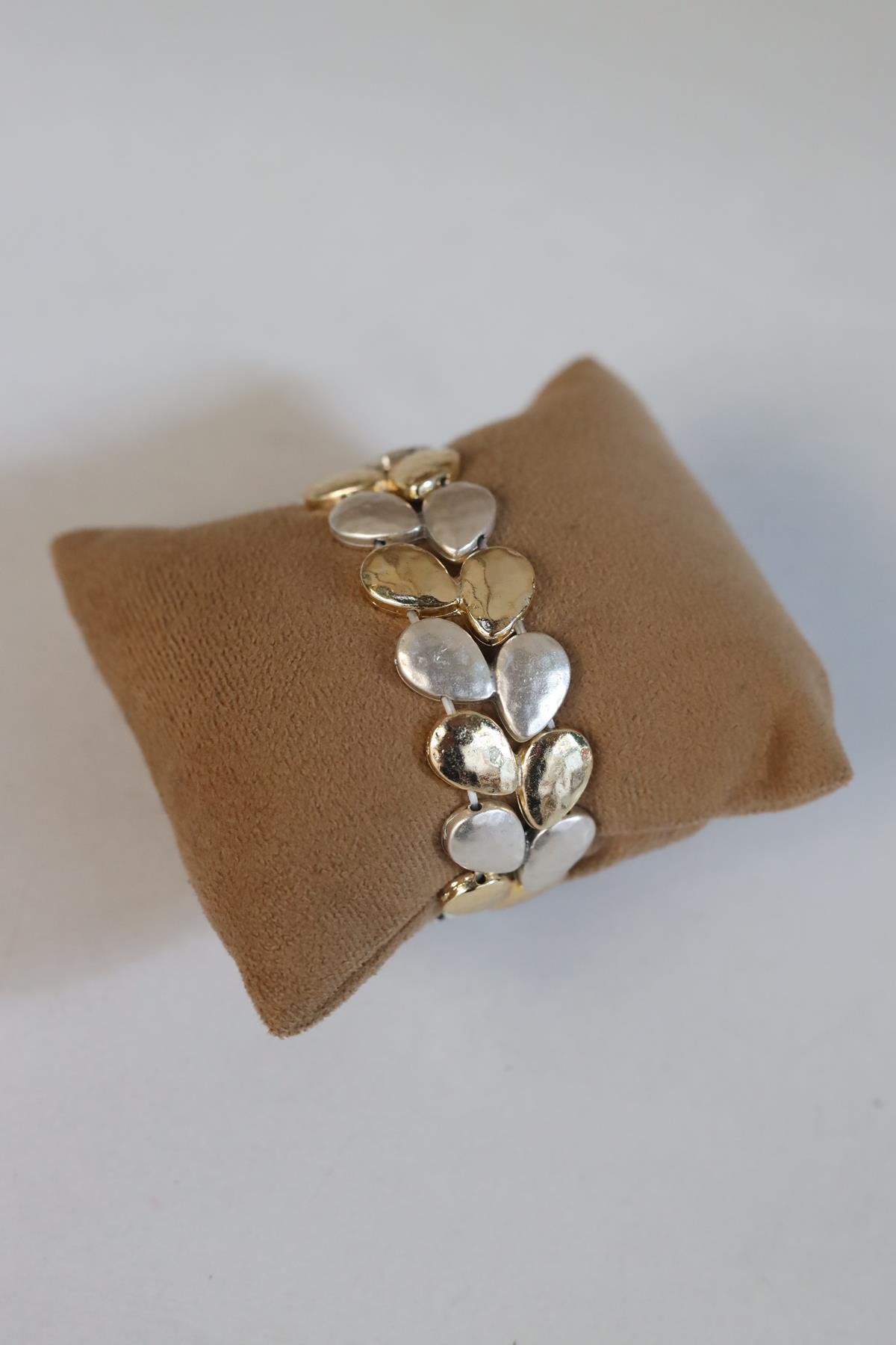 İki Renkli Badem Bileklik