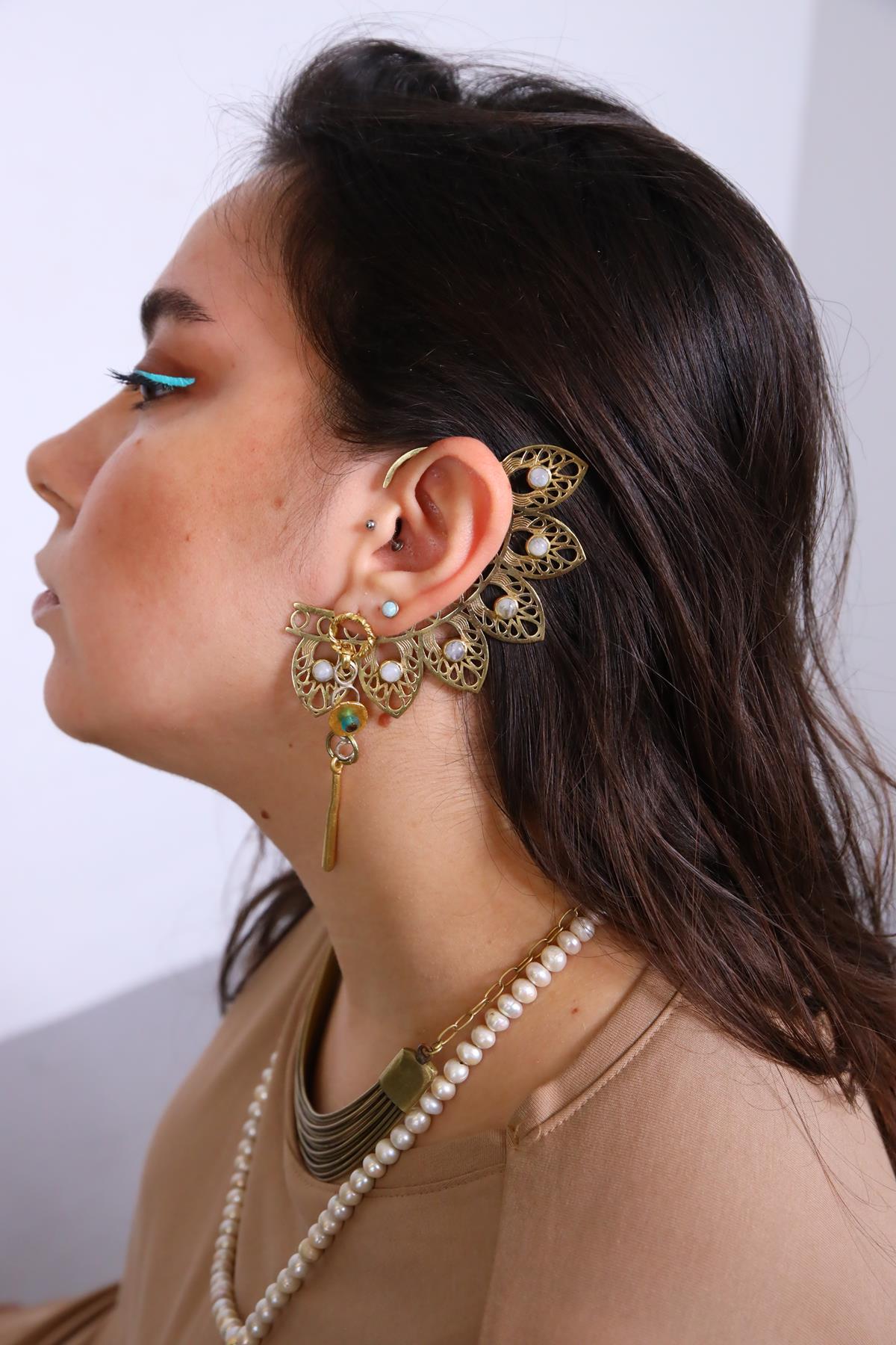  Su Damlası Motifli Cuff