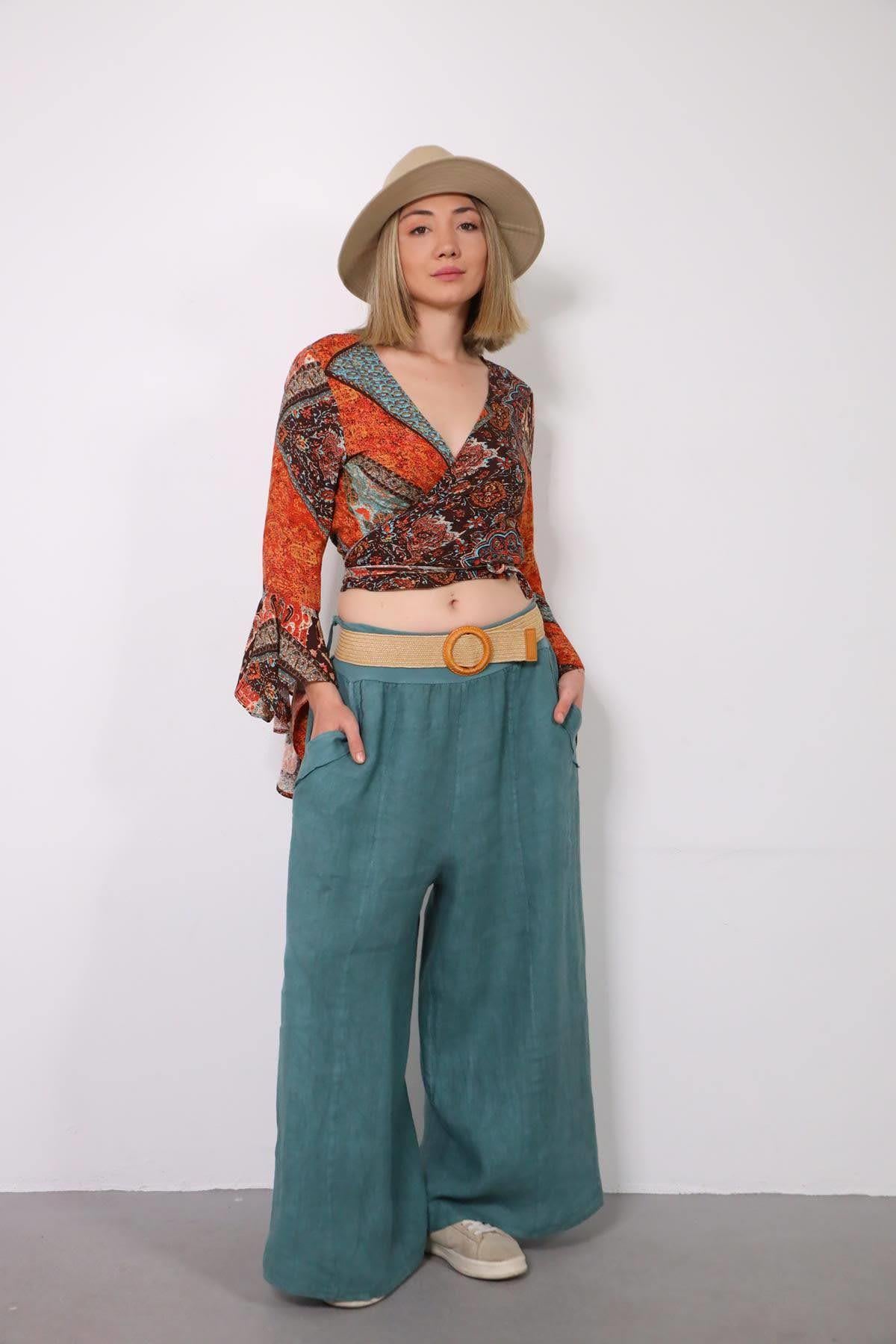  Mint Asena Pants - Saman Butik | Boho Fashion  Mint Asena Pants