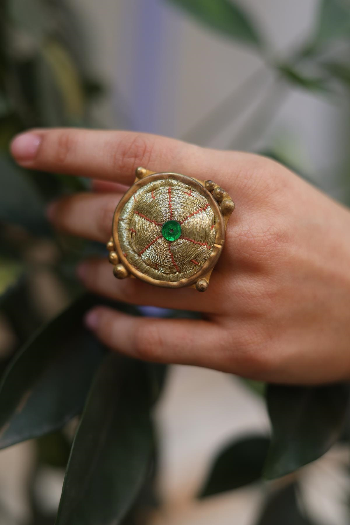 Bronze Woven Ring
