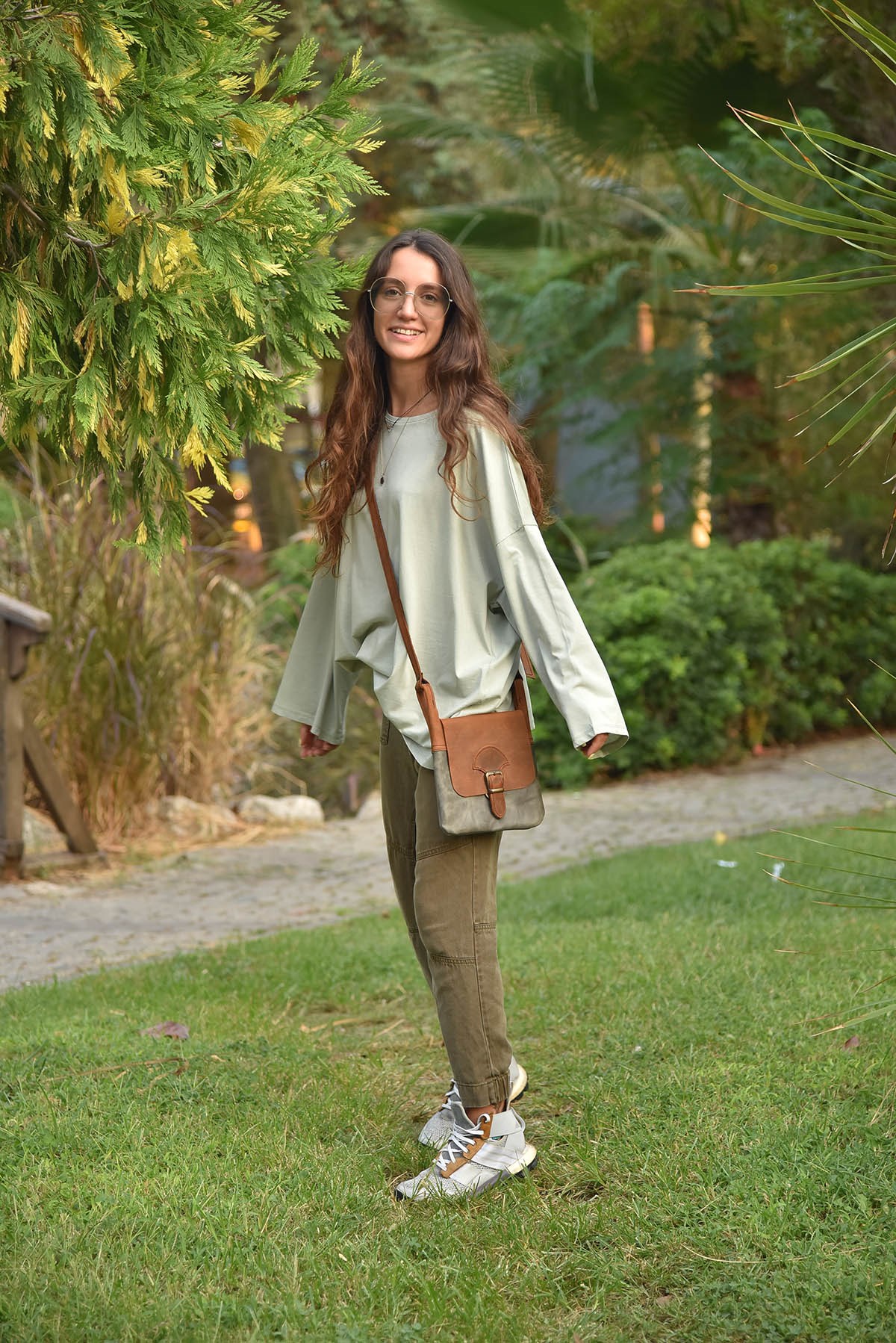 Su Yeşili Salaş Uzun Kol Bluz - Şaman Butik - Bohem Giyim ve Aksesuar |  Kadın & Erkek