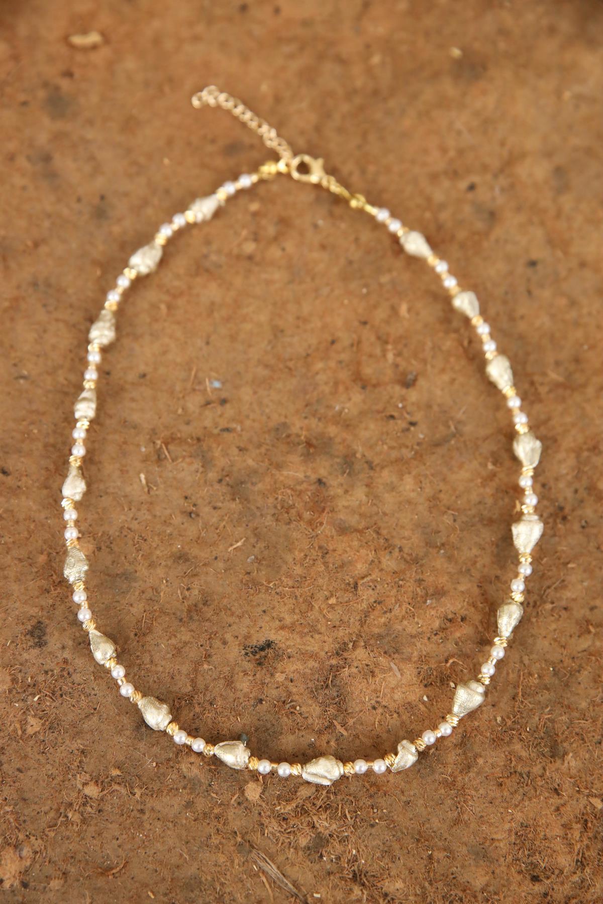 Deniz Kabuğu Görünümlü Kolye