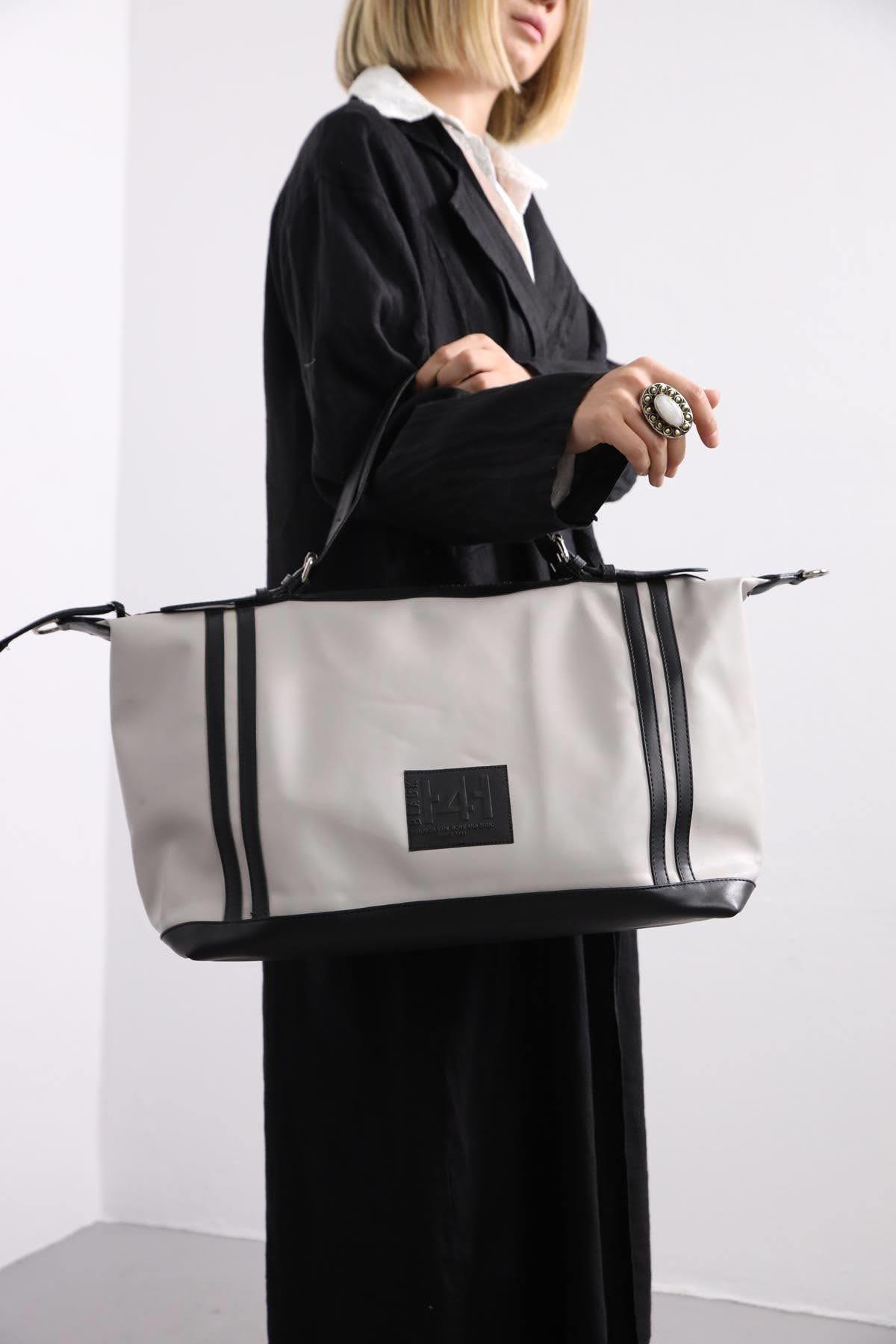 Gri Valiz Çanta - Şaman Butik Gri Valiz Çanta