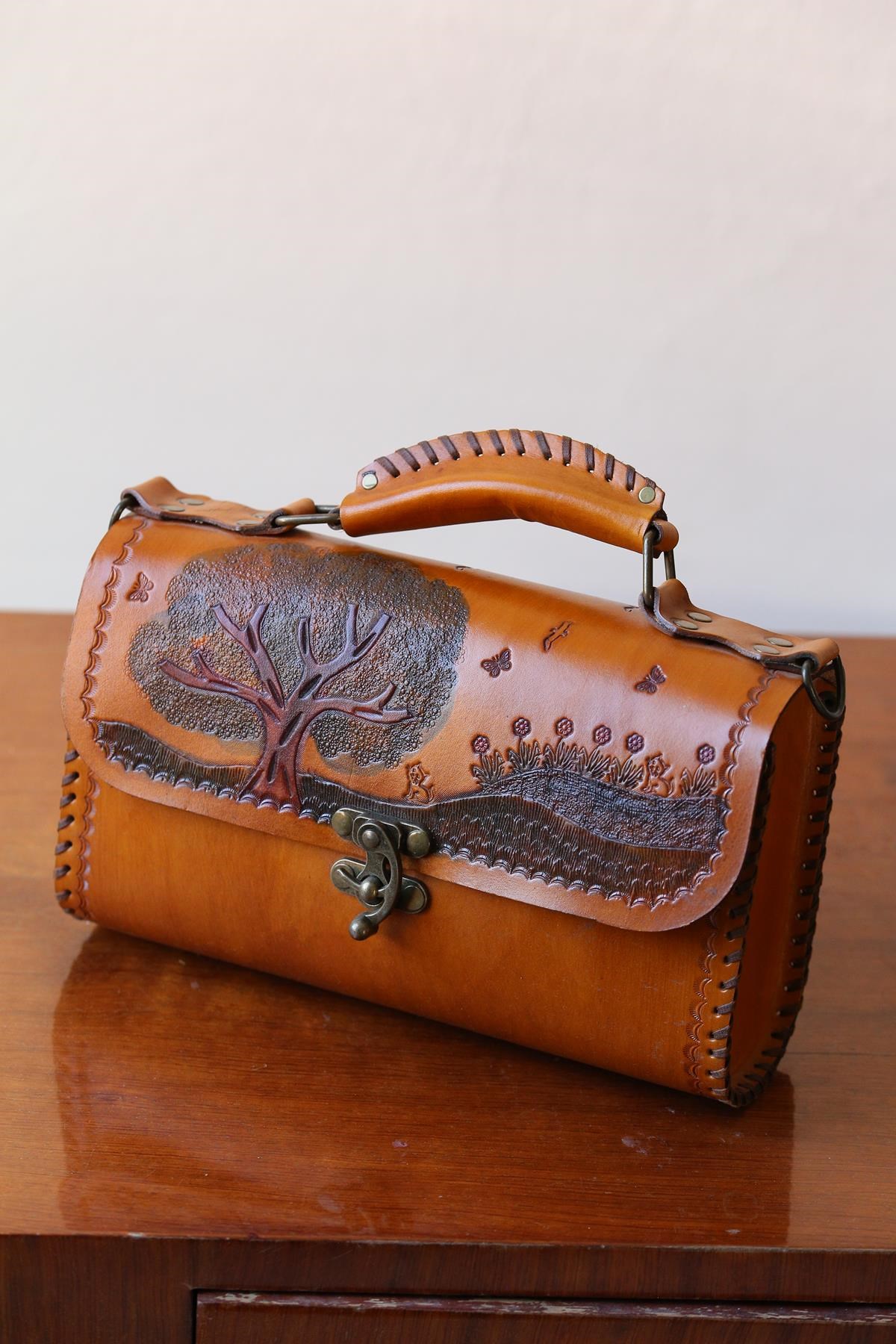  Taba Desenli El Yapımı Çanta