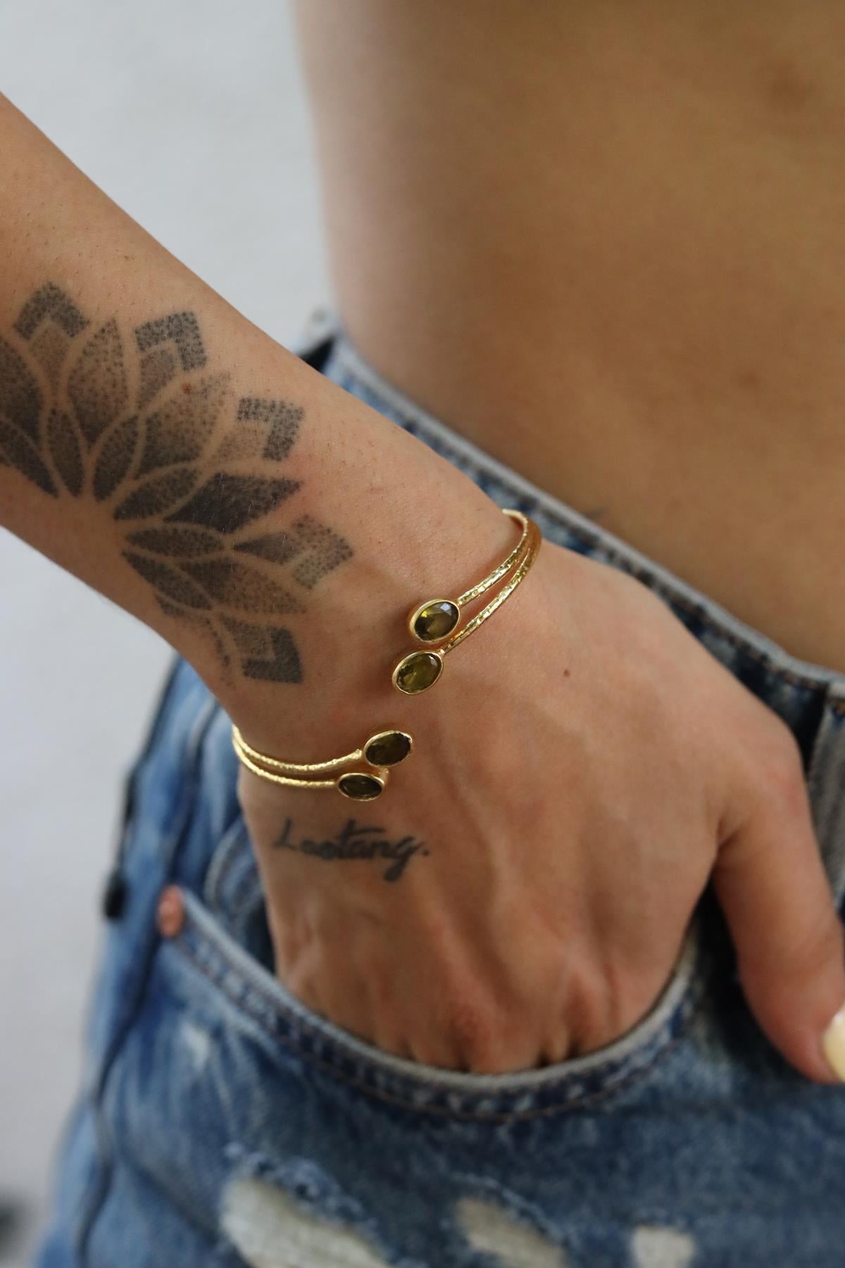 Yeşil Kelepçe Bileklik