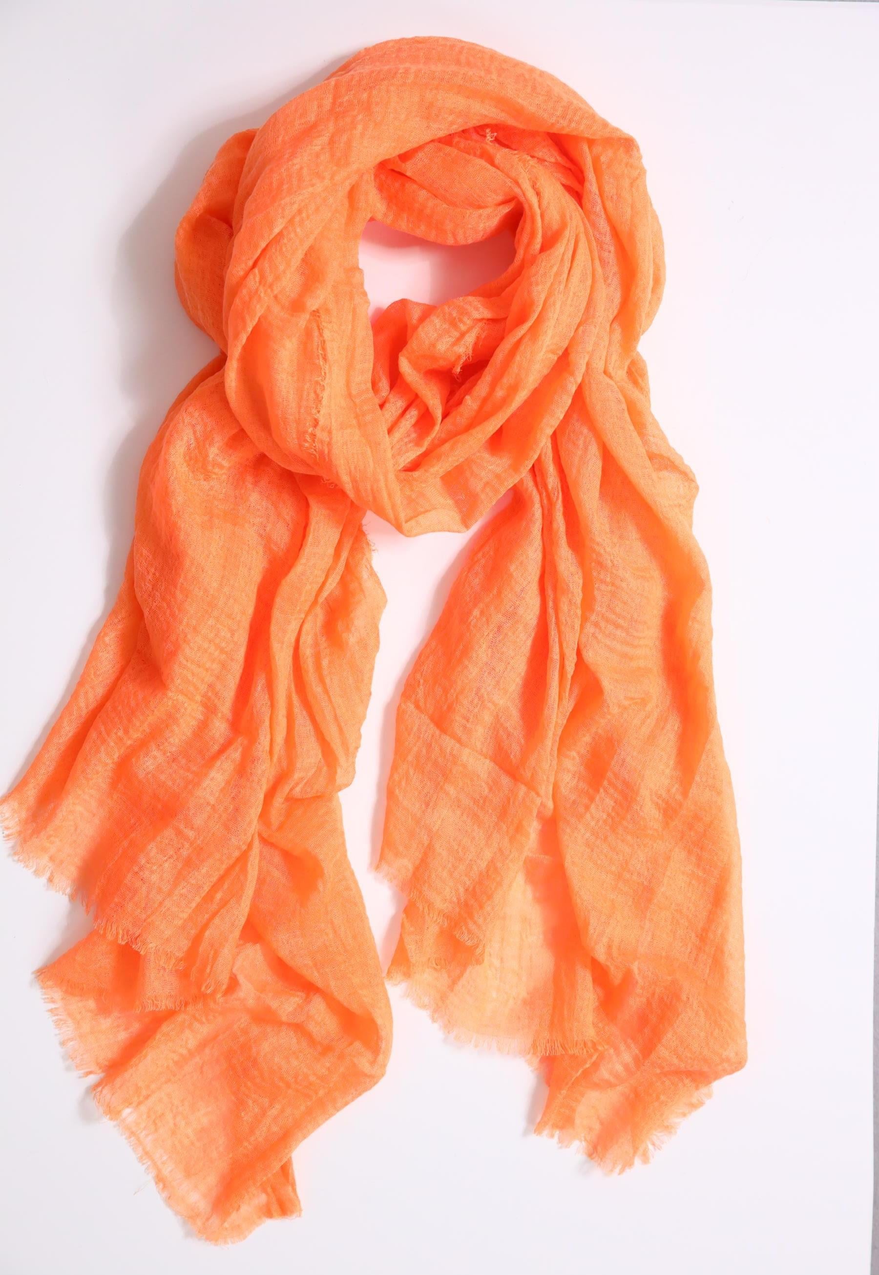  Turuncu Pamuk Şal