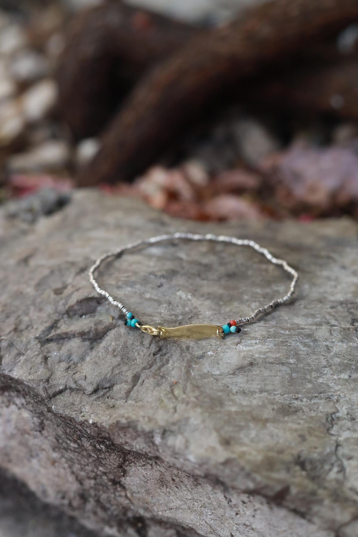 Gümüş Balık Detaylı Bileklik