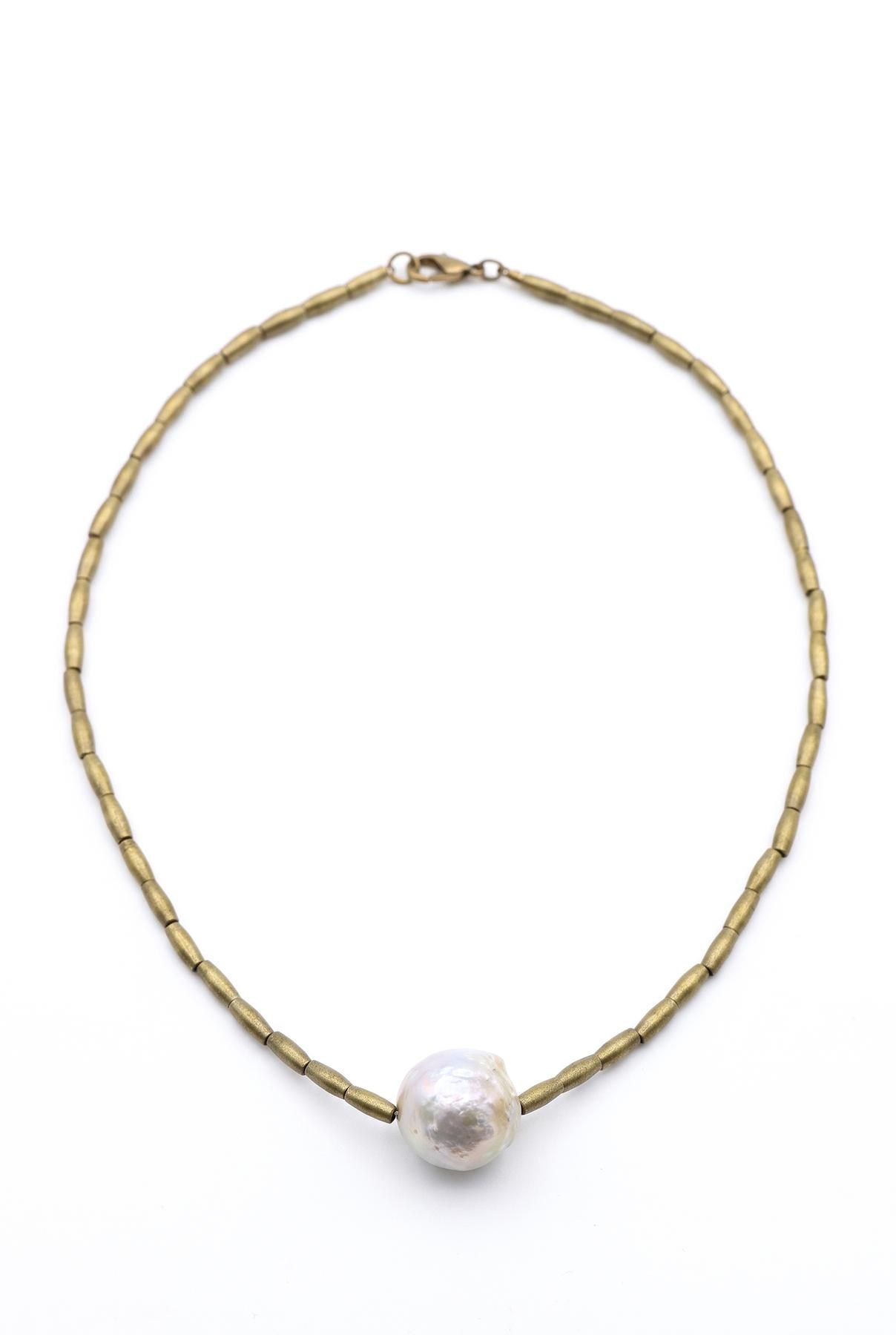 Baroque Pearl Choker Necklace