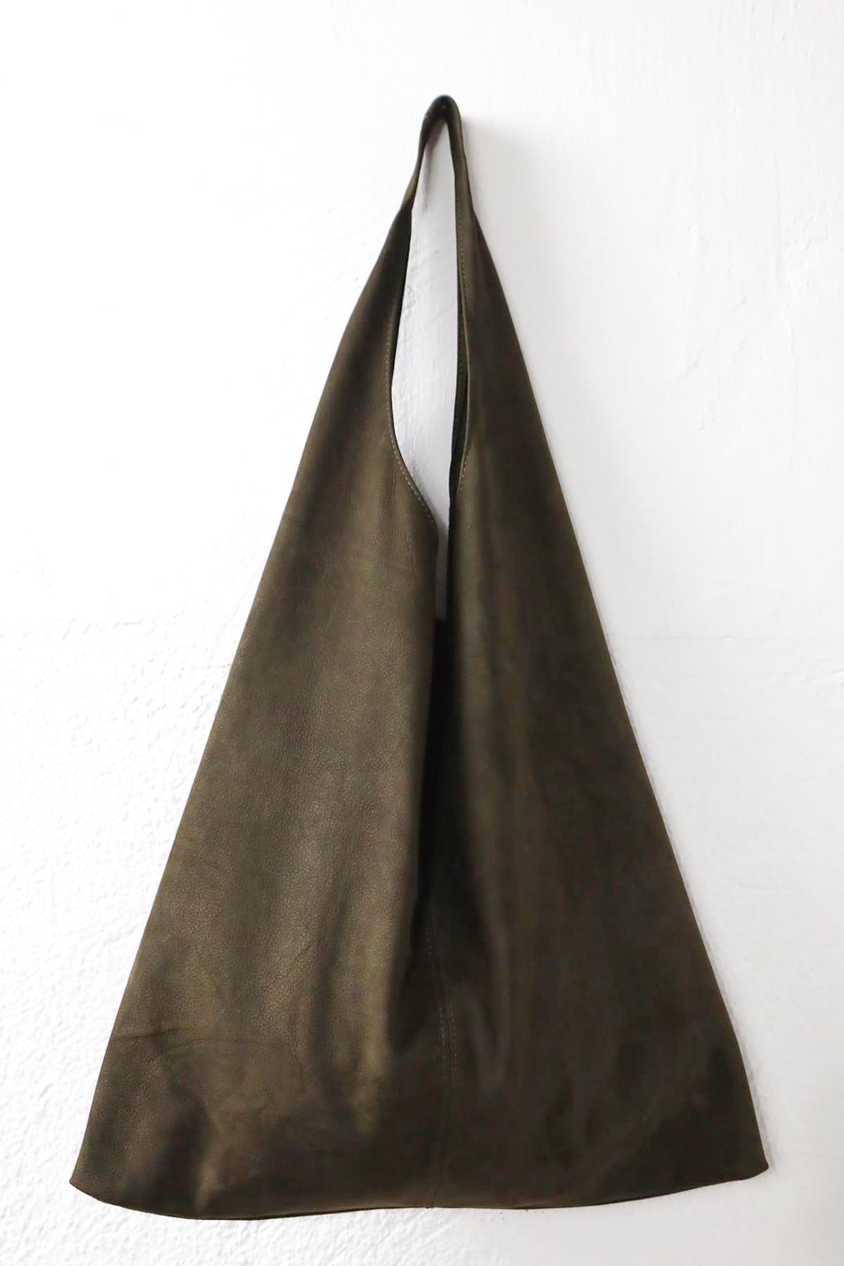  Haki Cüzdanlı Nubuk Çanta