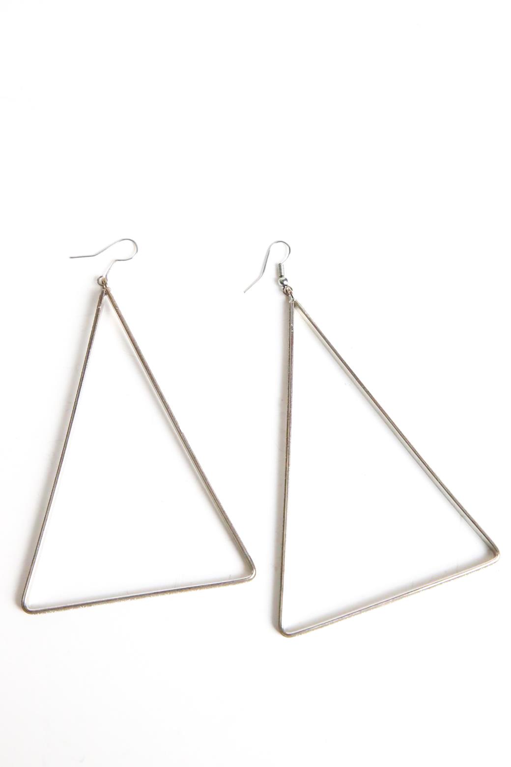 Geometrik Gümüş Tasarım Küpe - Şaman Butik Geometrik Gümüş Tasarım Küpe