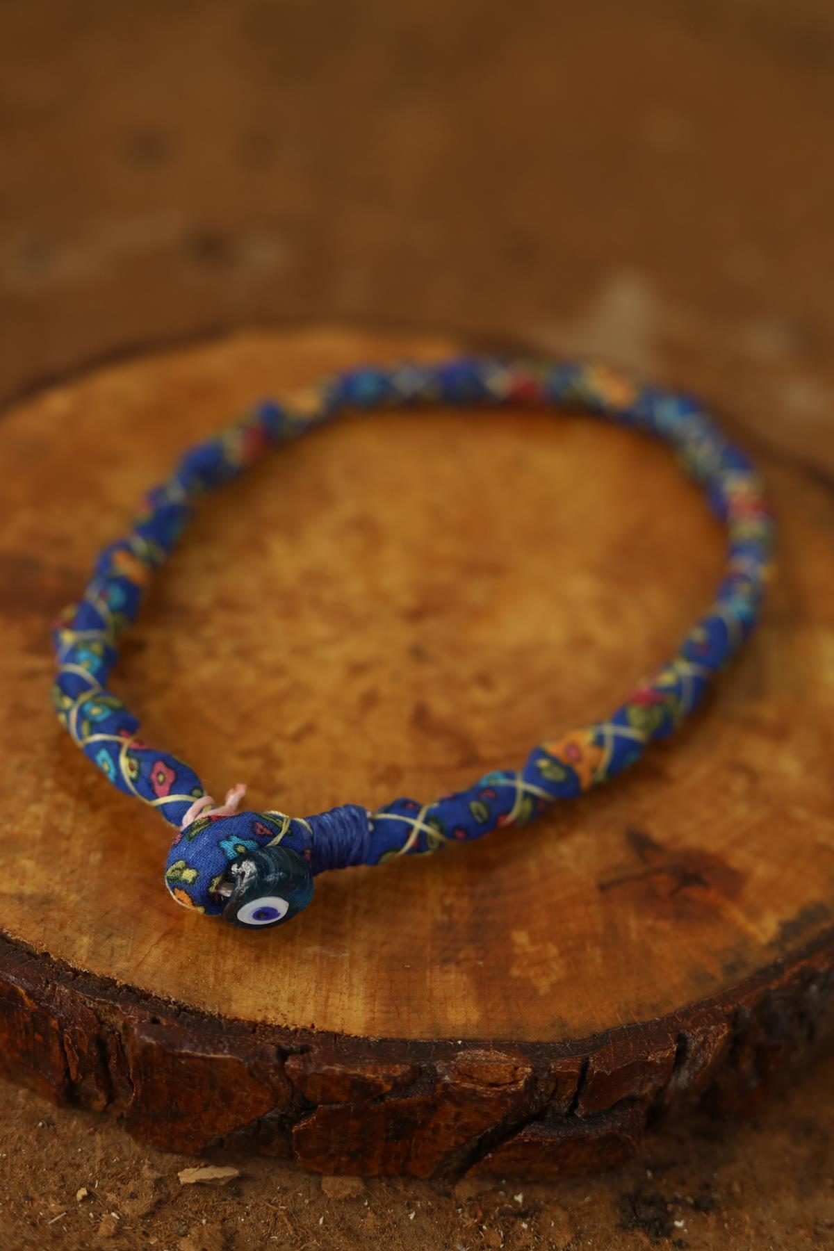 Renkli Nazar Boncuğu Detaylı Tasarım Kolye