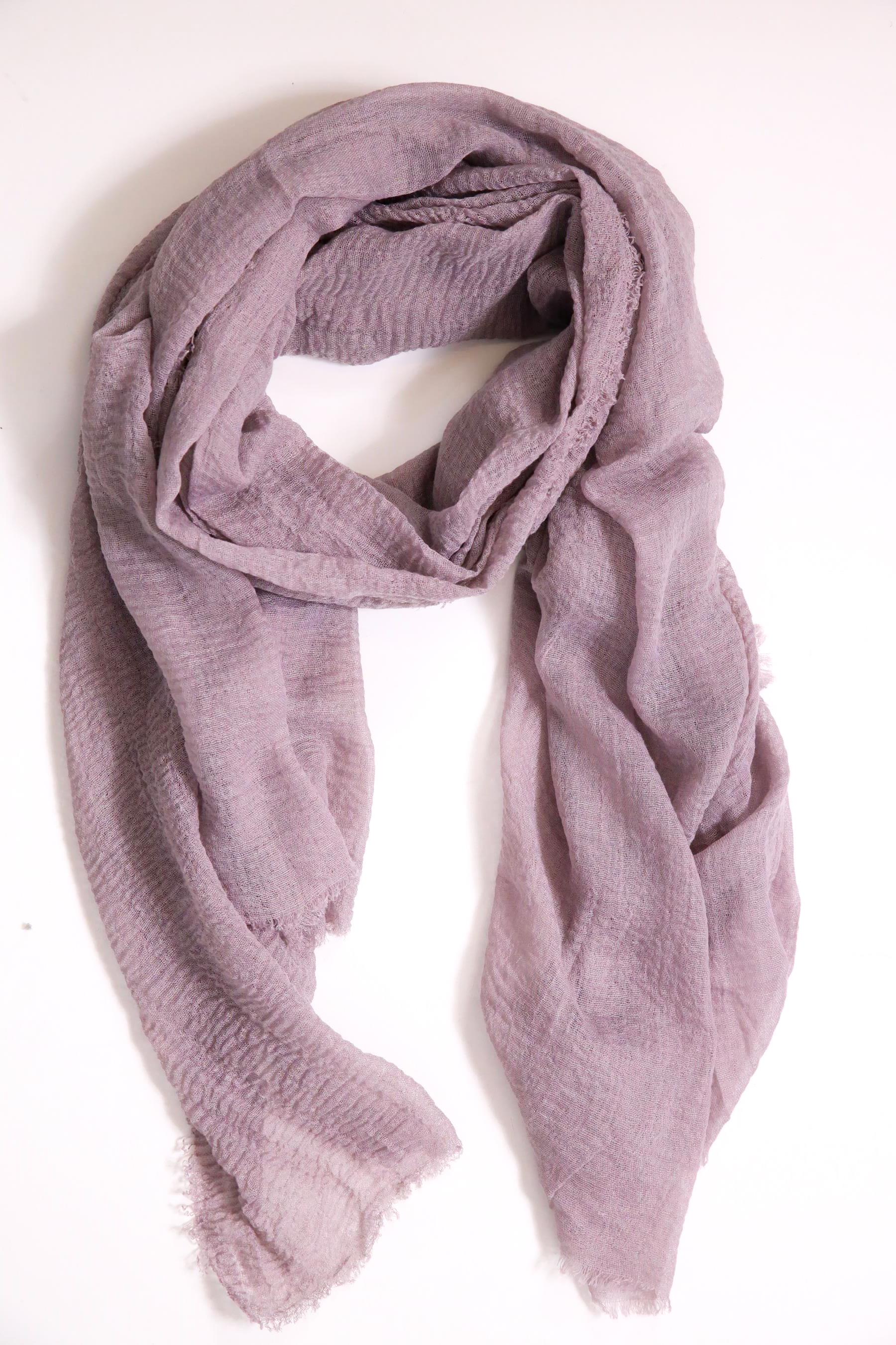 Açık Lila Pamuk Şal - Şaman Butik Açık Lila Pamuk Şal
