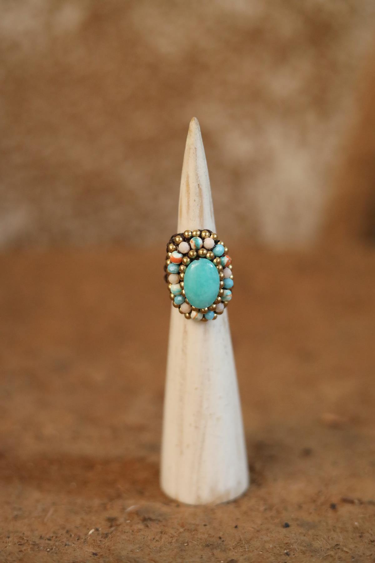 Crystal Knitted Ring