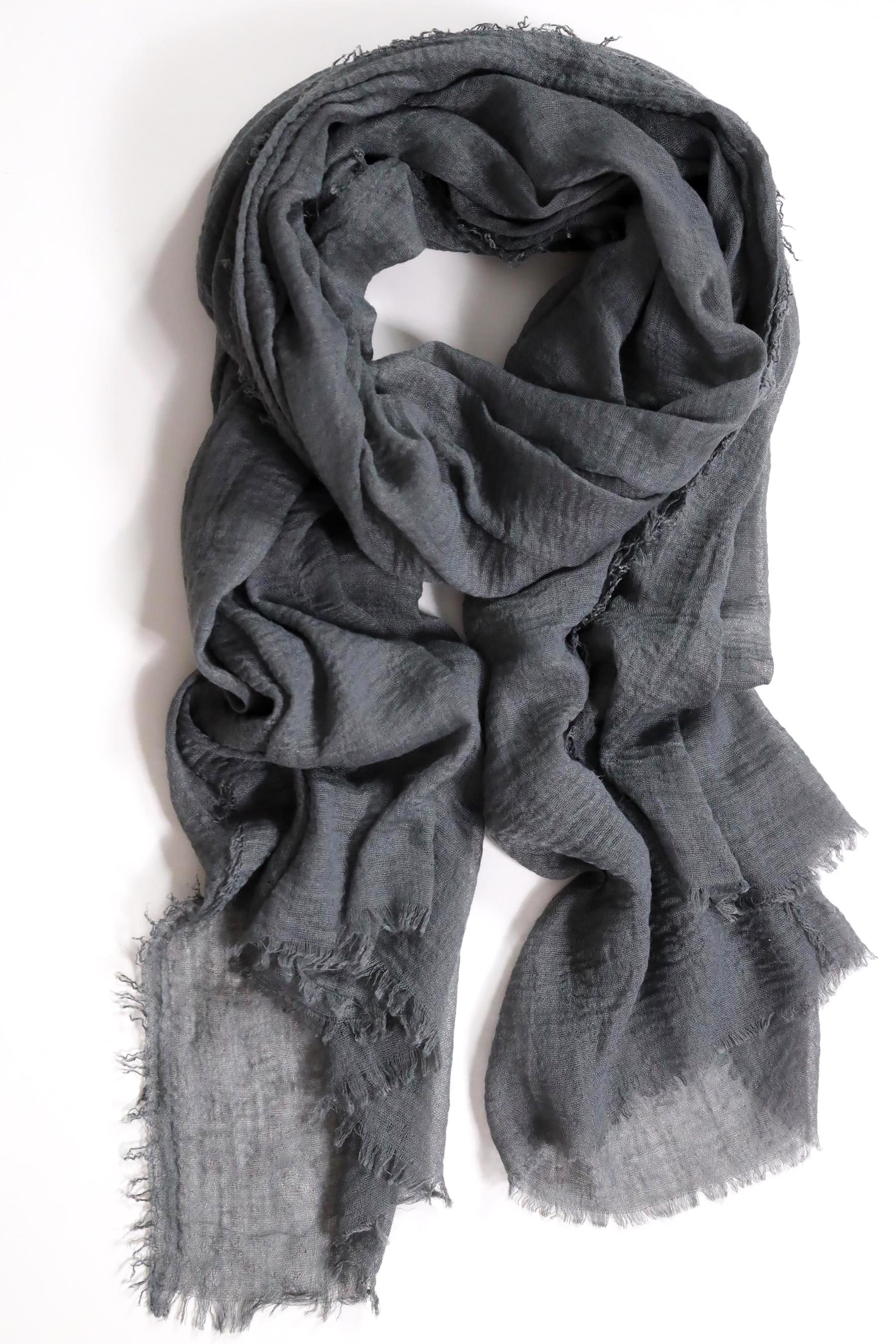 Koyu Gri Pamuk Şal Koyu Gri Pamuk Şal