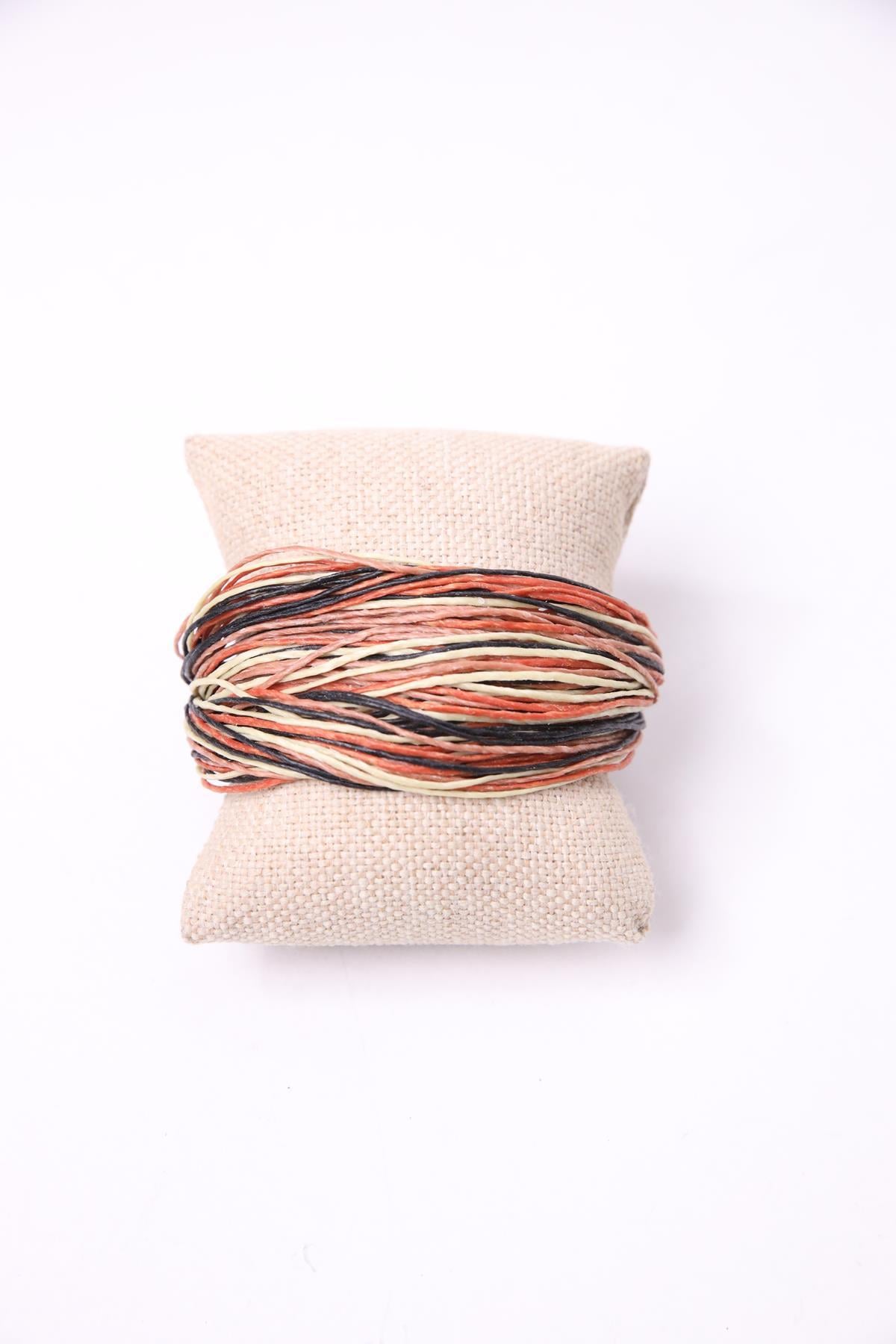 Renkli Çoklu Mumlu İp Bileklik