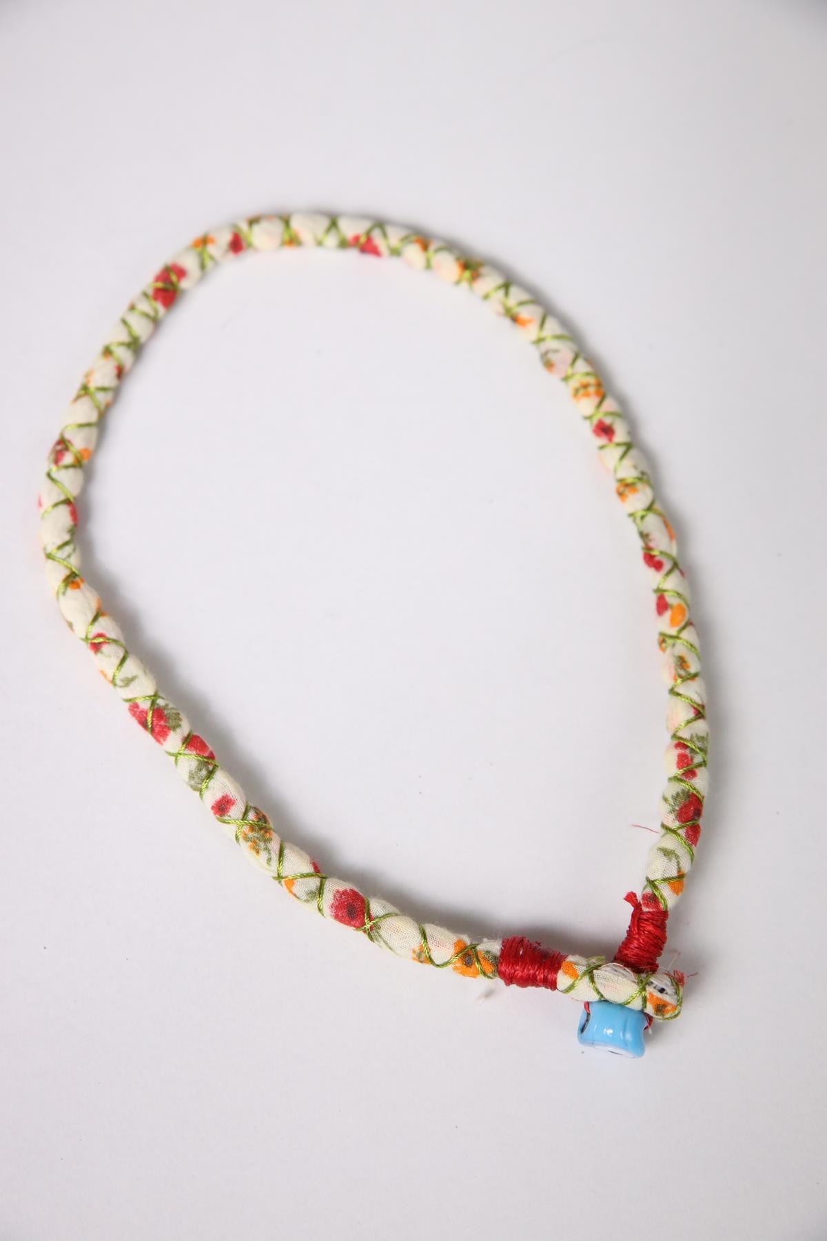 Renkli Nazar Boncuğu Detaylı Tasarım Kolye