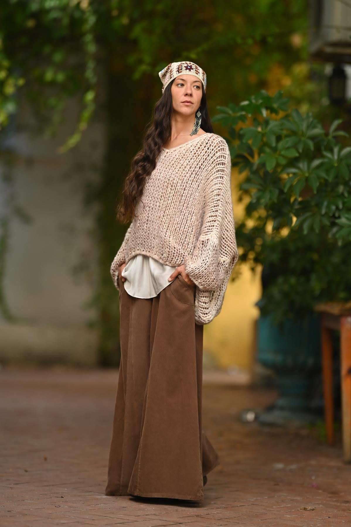 Pudra Rengi Ajurlu Salaş Kazak