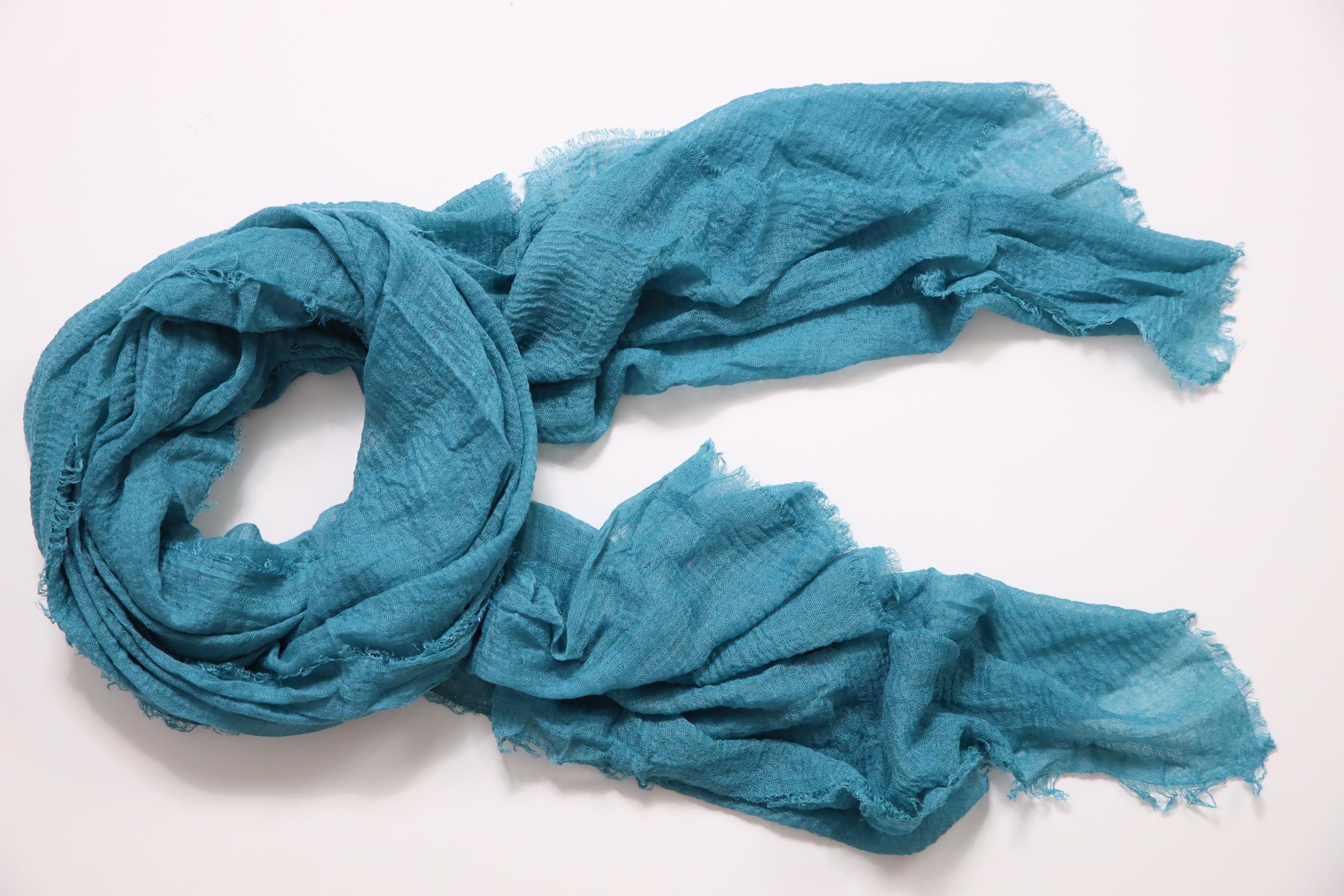  Petrol Yeşili Pamuk Şal