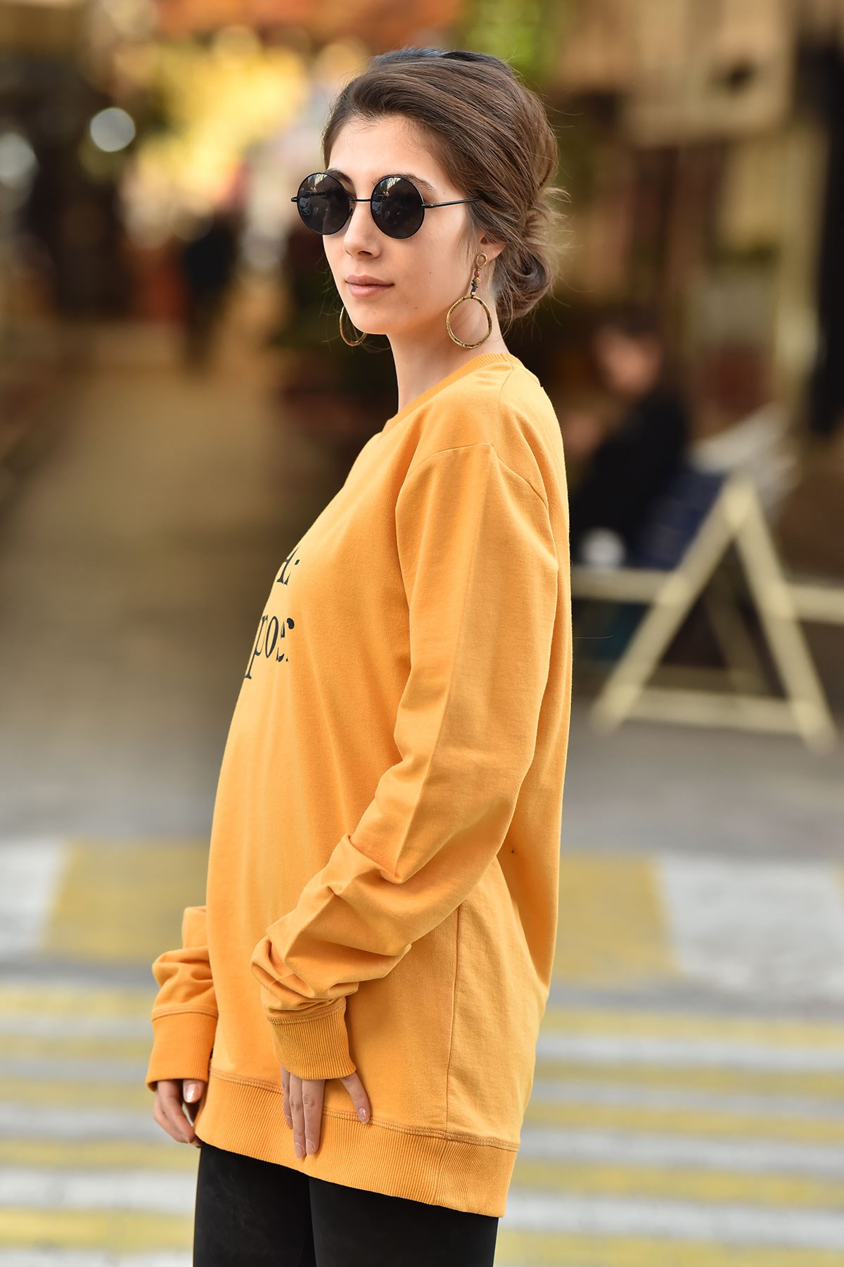 Hardal Önü Yazılı Sweat · 2