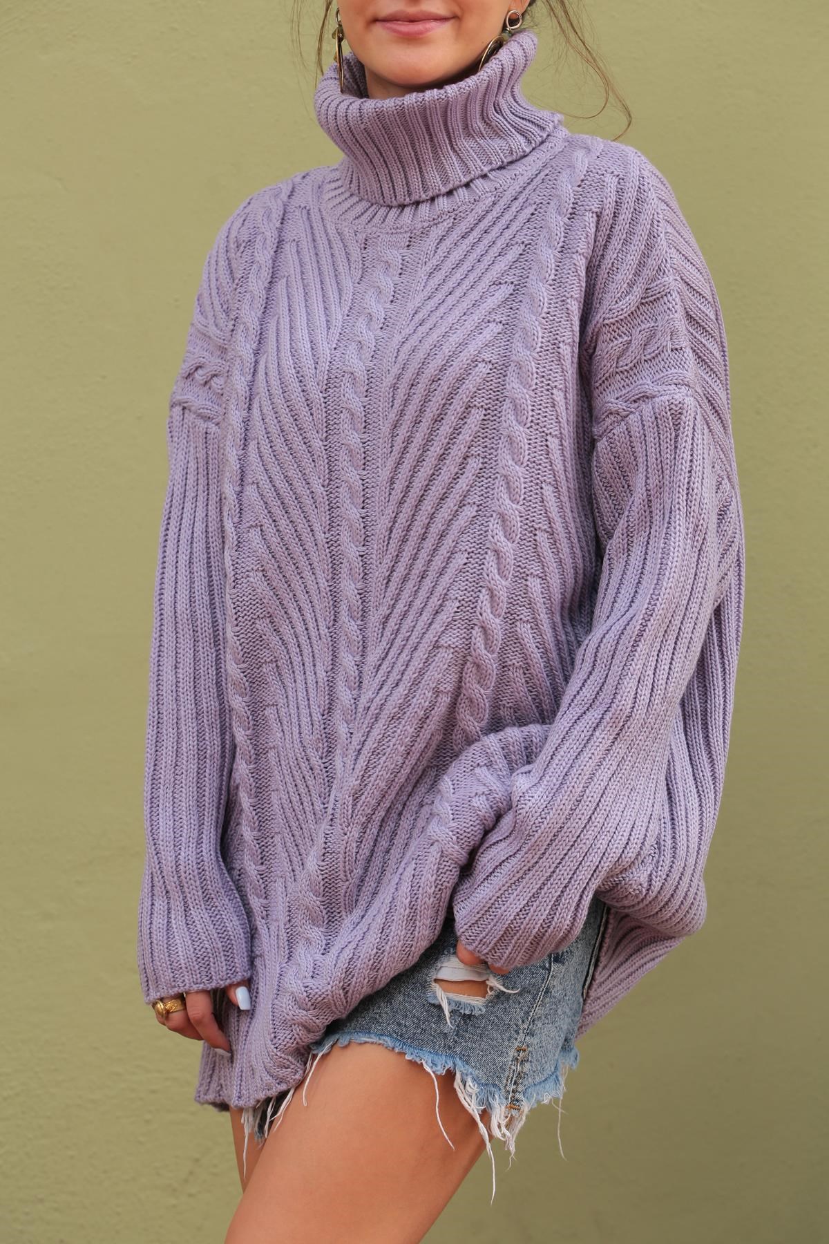 Lilac turtleneck online