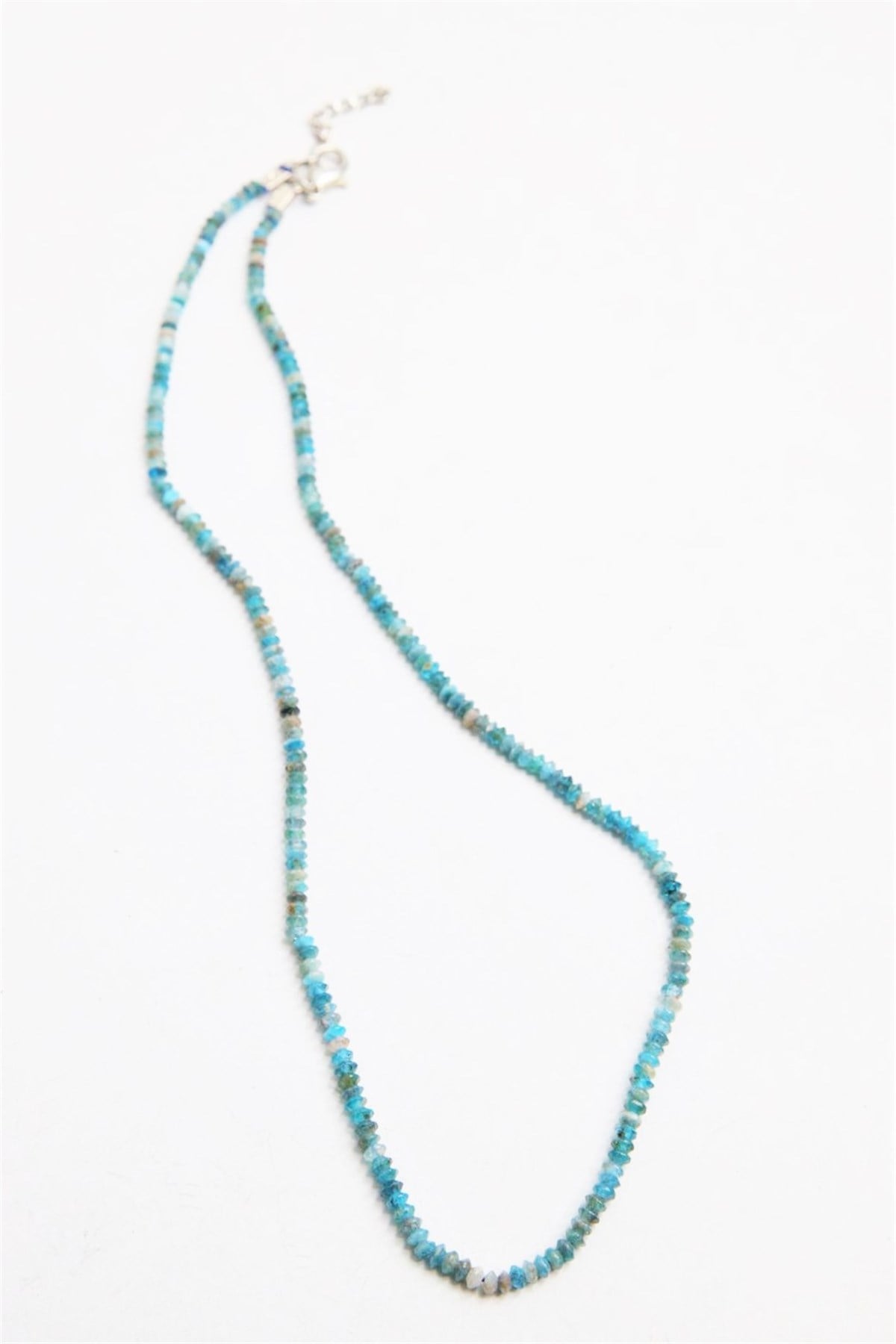 Apatit Taşlı Tasarım Kısa Kolye - Şaman Butik Apatit Taşlı Tasarım Kısa Kolye