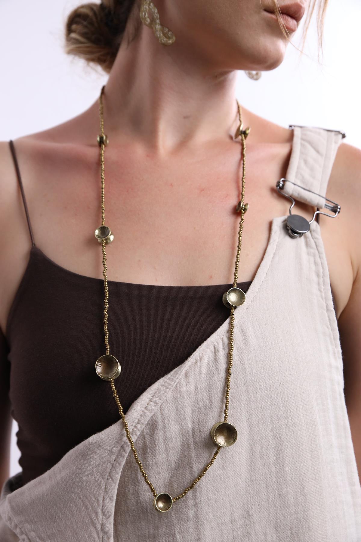 Bronz Antik Tasarım Kolye - Şaman Butik Bronz Antik Tasarım Kolye