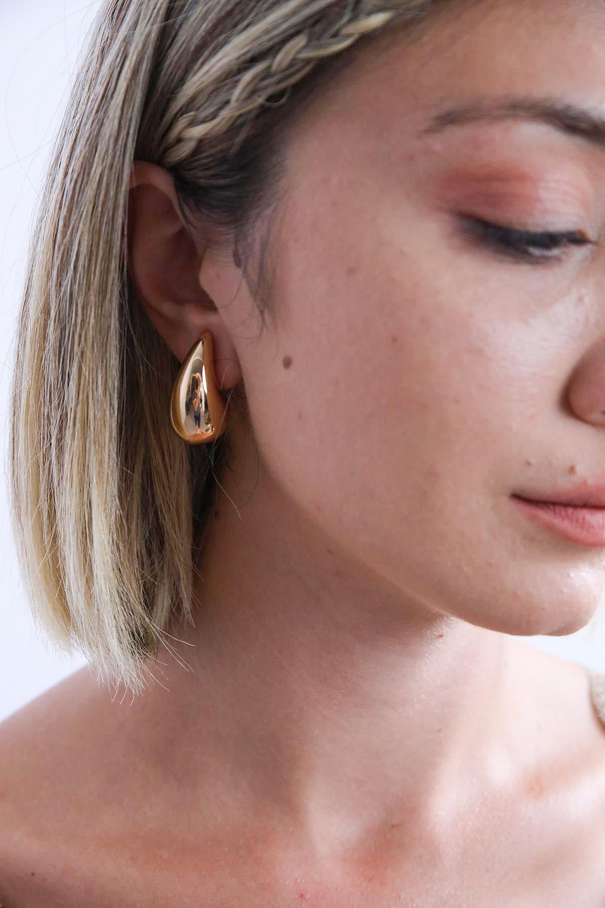 Damla Figürlü Küpe - Şaman Butik Damla Figürlü Küpe