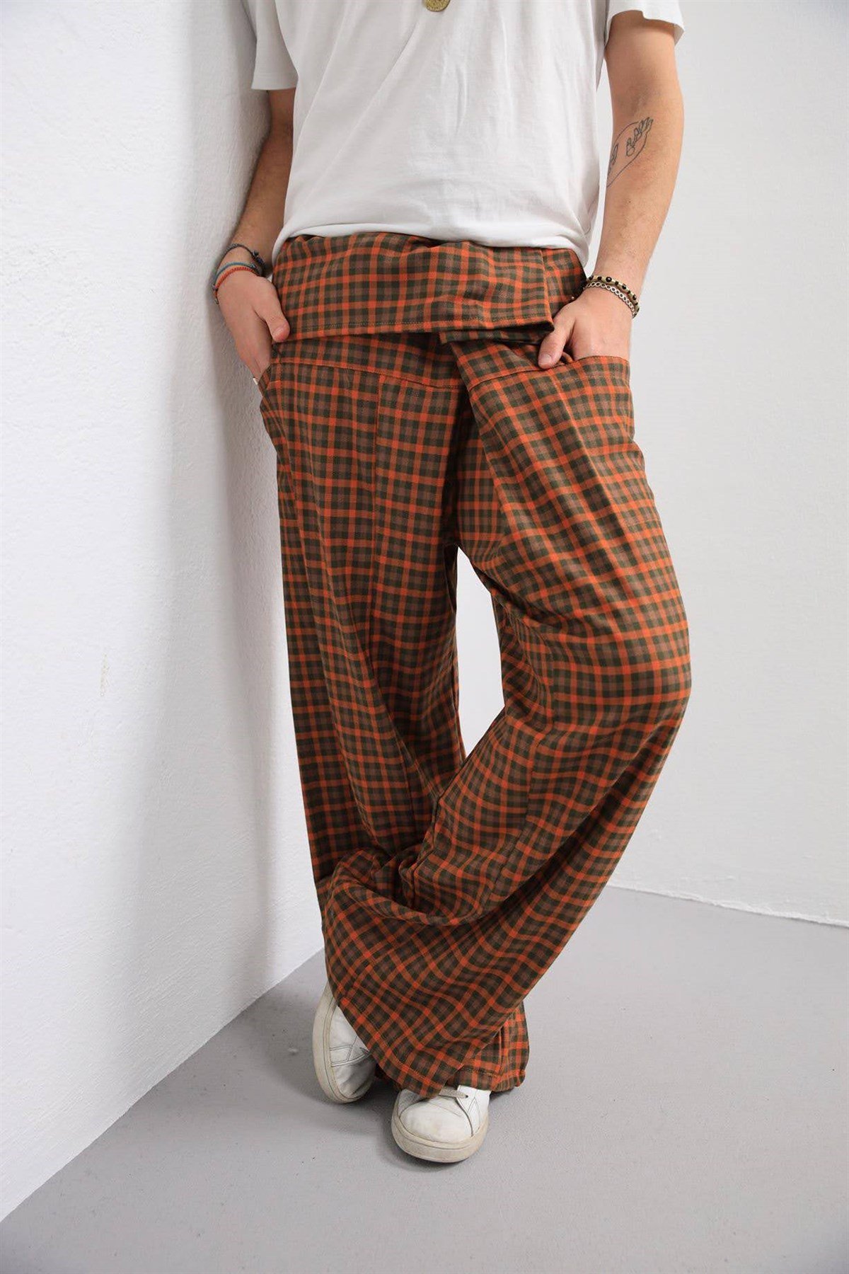  Turuncu Kışlık Balıkçı Pantolon