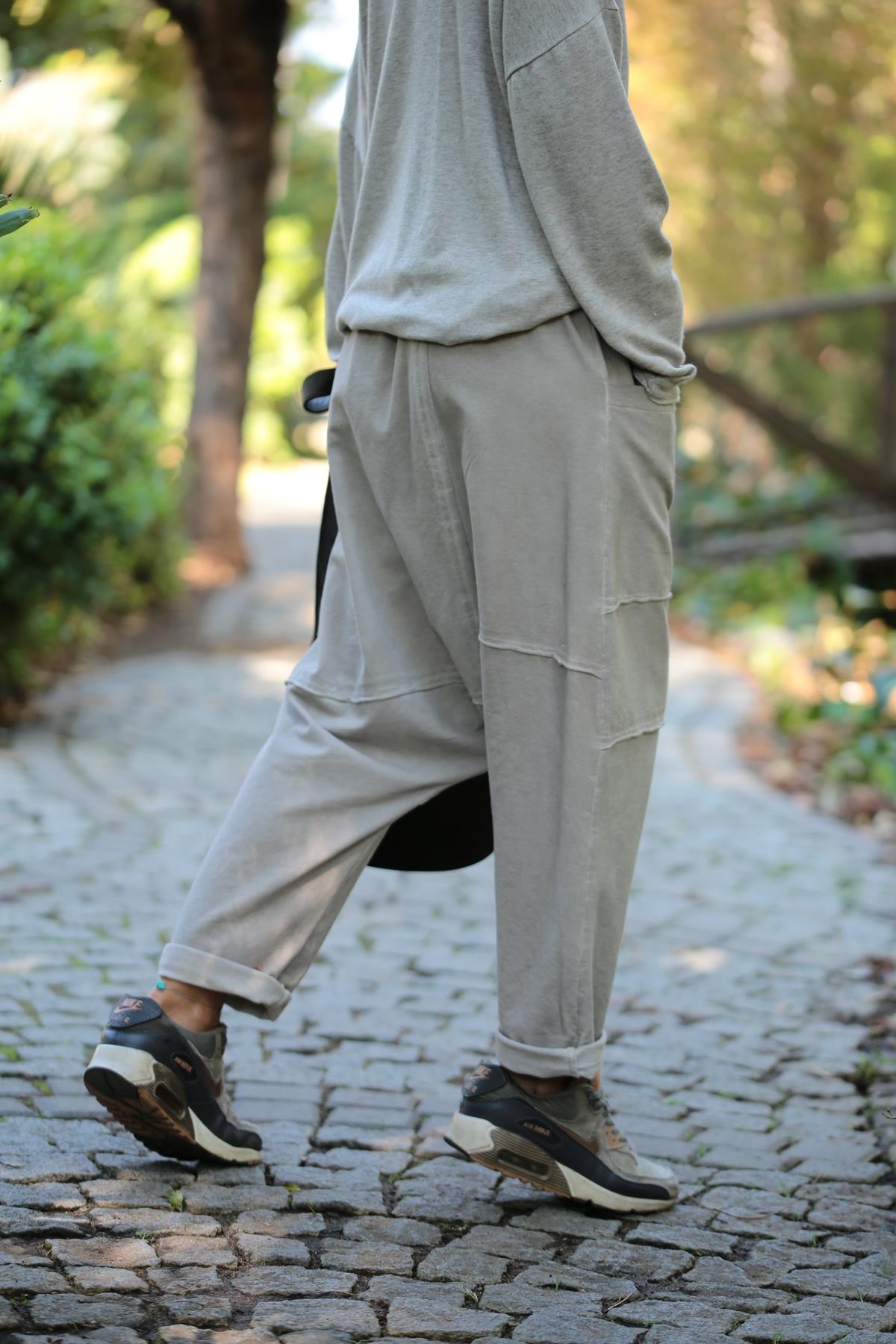Vizon Tek Cepli Parça Detay Şalvar Pantolon - Şaman Butik - Bohem Giyim ve  Aksesuar | Kadın & Erkek
