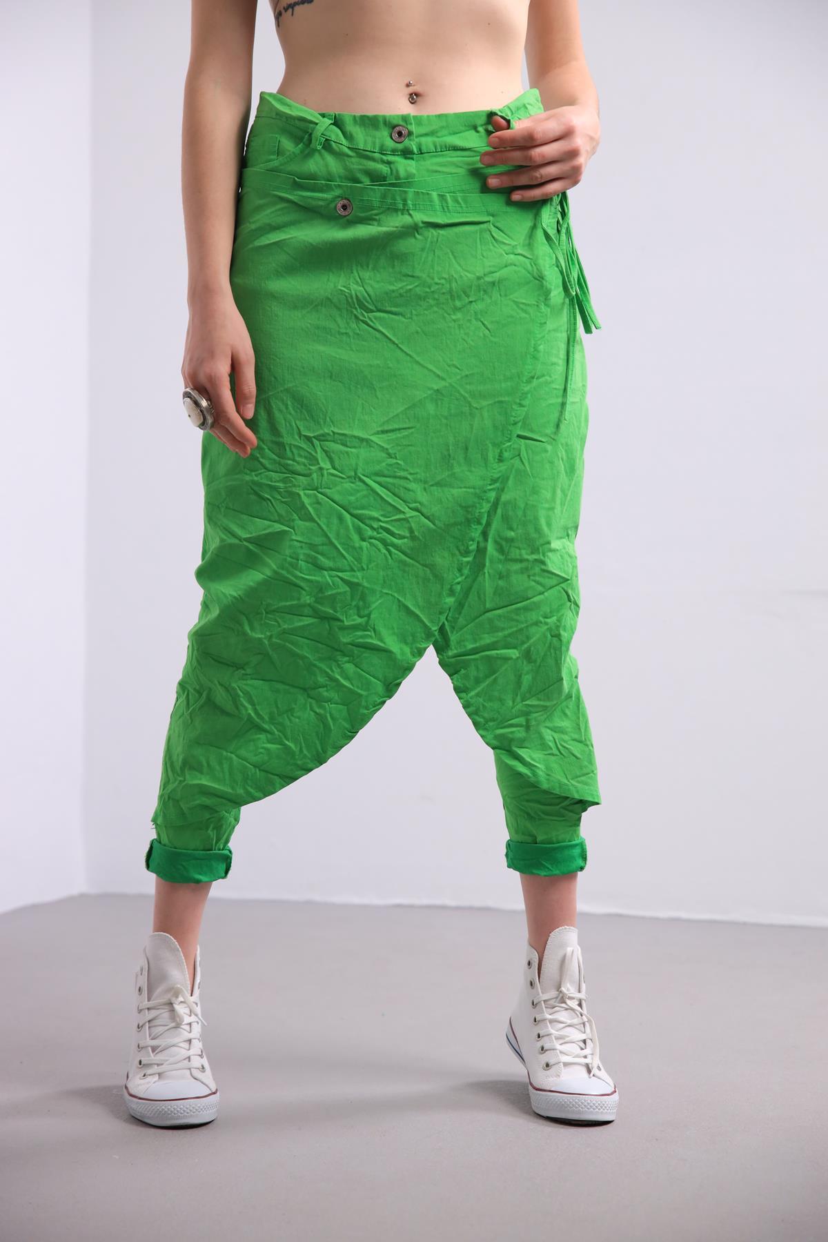 Buy online Neon Green Poly-crepe Pants from bottom wear for Women by  Ridress for ₹1299 at 0% off | 2024 Limeroad.com