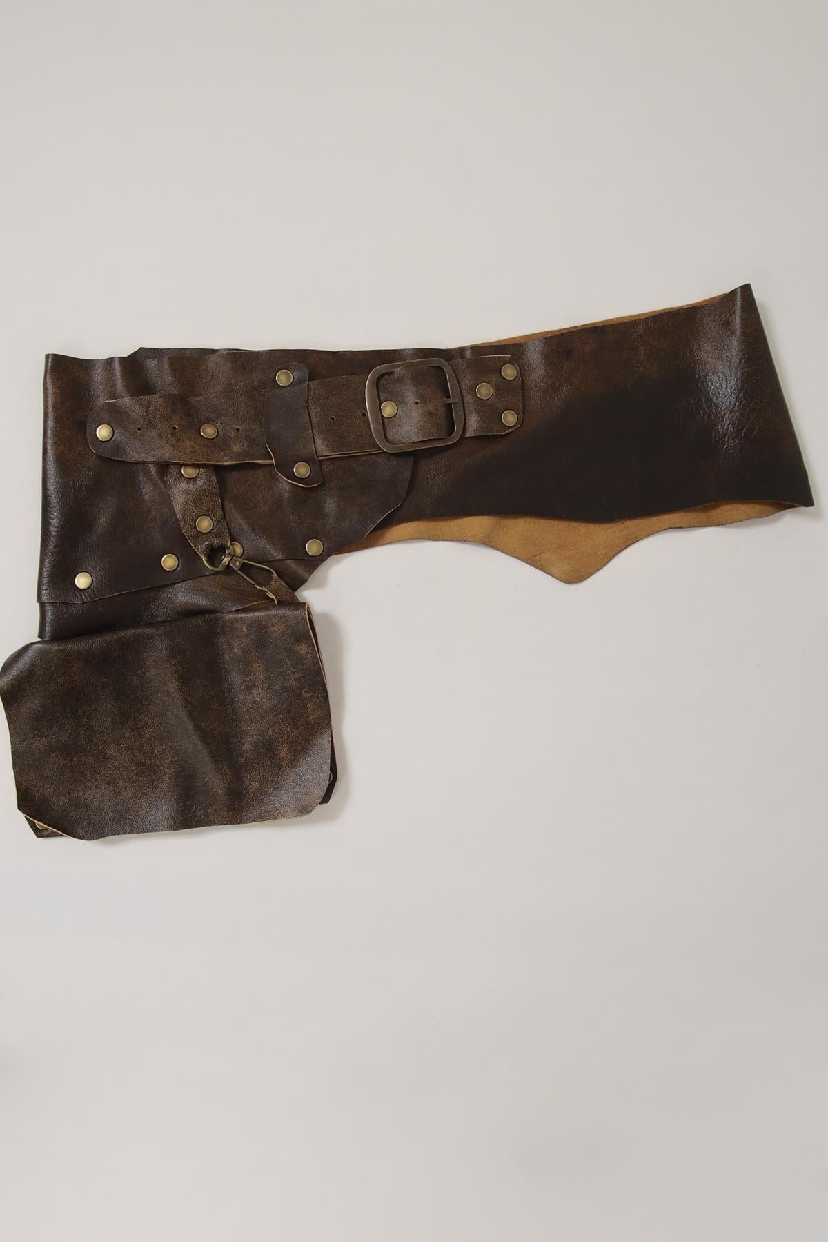 Renkli Deri Cepli Kemer